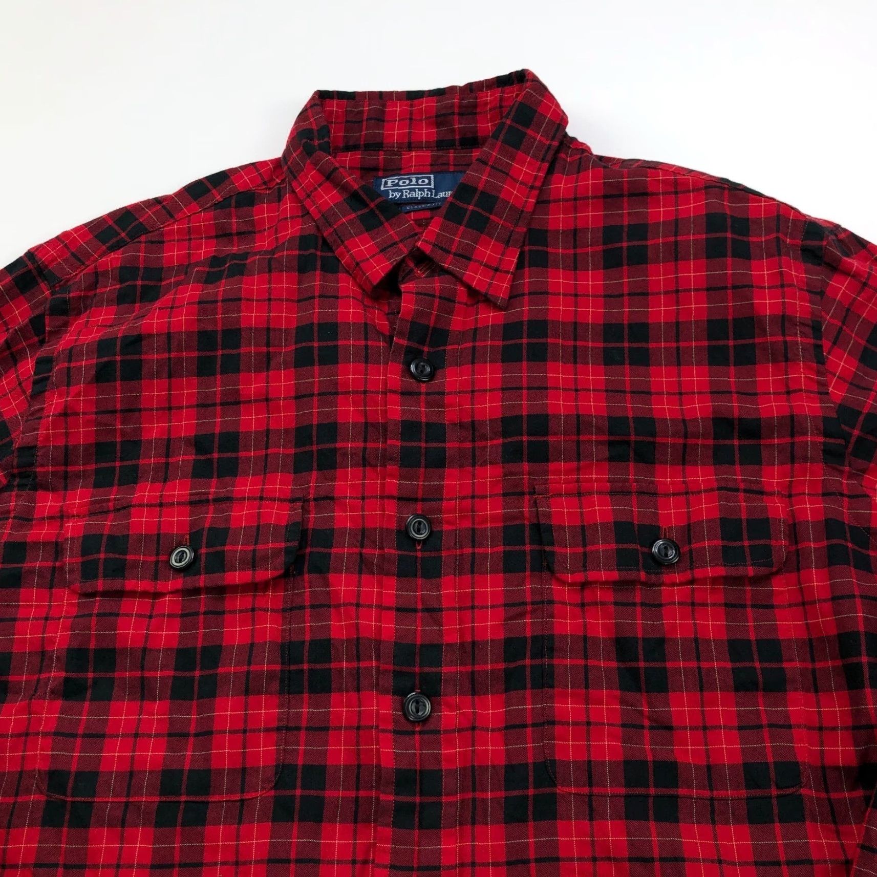 Polo Ralph Lauren Polo Ralph Lauren Shirt Plaid Red MINT Cotton Classic Fit Large L Casual Button-Up Shirt Men Size US L / EU 52-54 / 3 - 2 Thumbnail