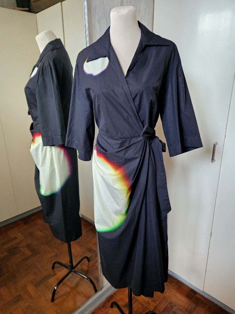 Dries Van Noten Dries Van Noten Spring 2021 Len Lye Haori Dress Size XS / US 0-2 / IT 36-38 - 3 Thumbnail