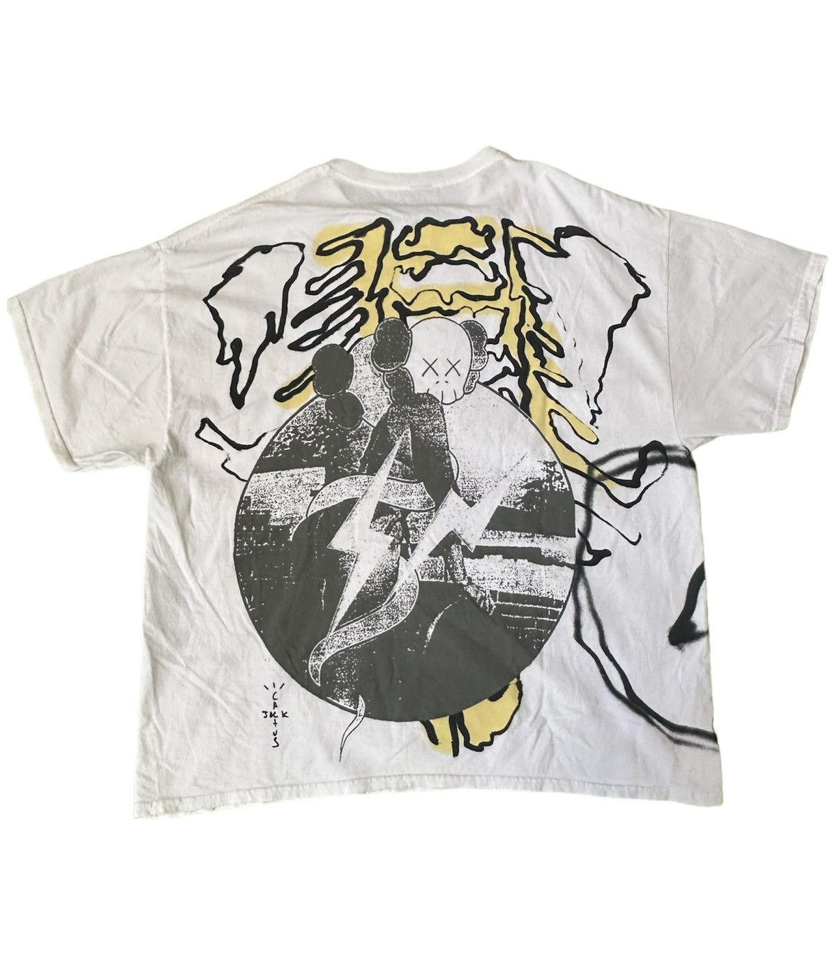 Fragment Design × Kaws Kaws Fragment Tee Size US XL / EU 56 / 4 - 2 Thumbnail