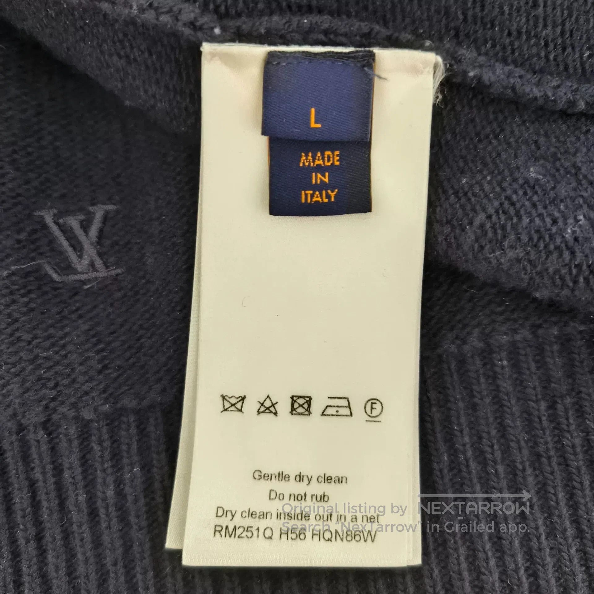 Louis Vuitton Louis Vuitton 25 Logo Embroidered Sweater. Size US L / EU 52-54 / 3 - 3 Thumbnail