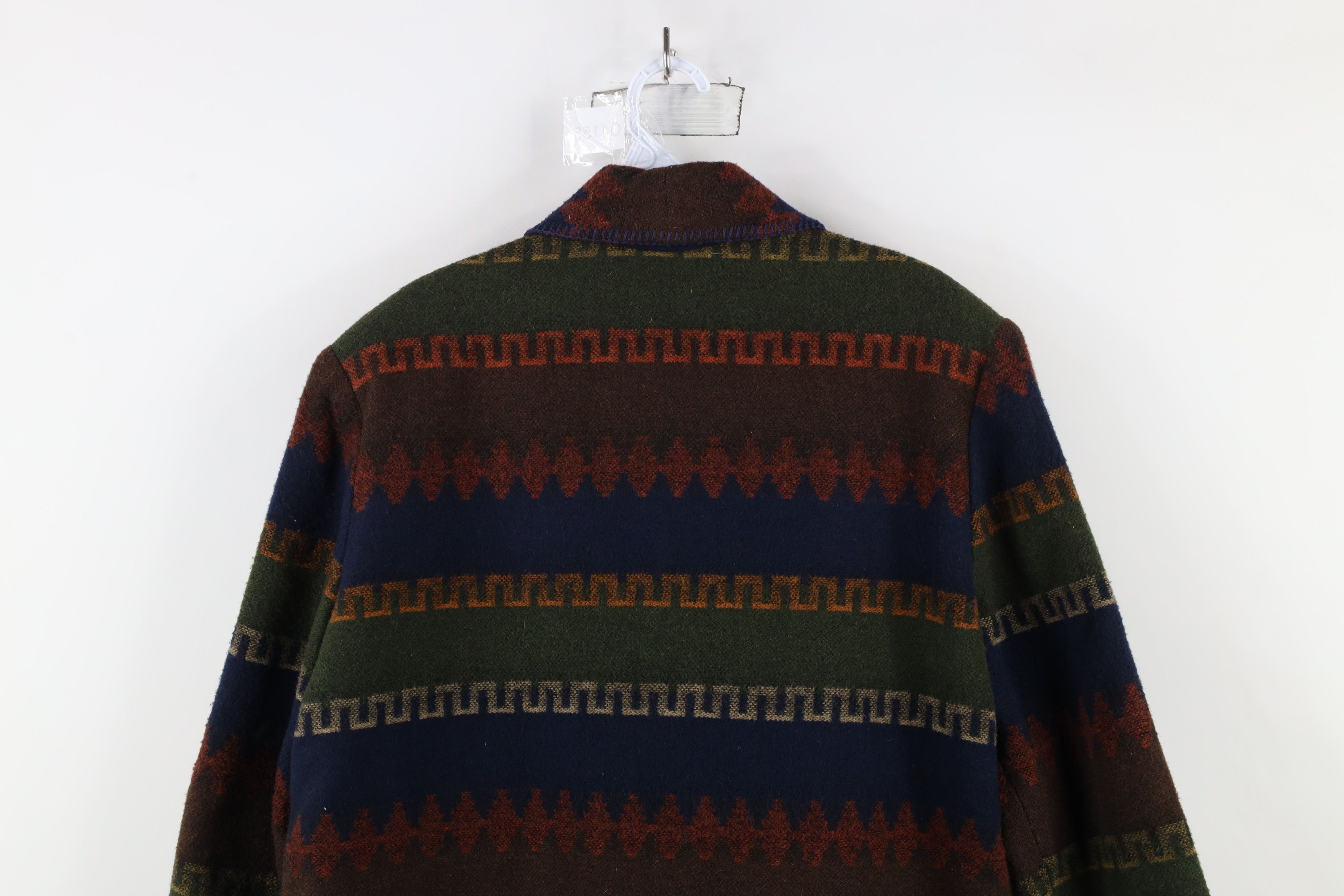 Vintage Vintage 90s Streetwear Rainbow Southwestern Blazer Jacket Size L / US 10 / IT 46 - 12 Thumbnail