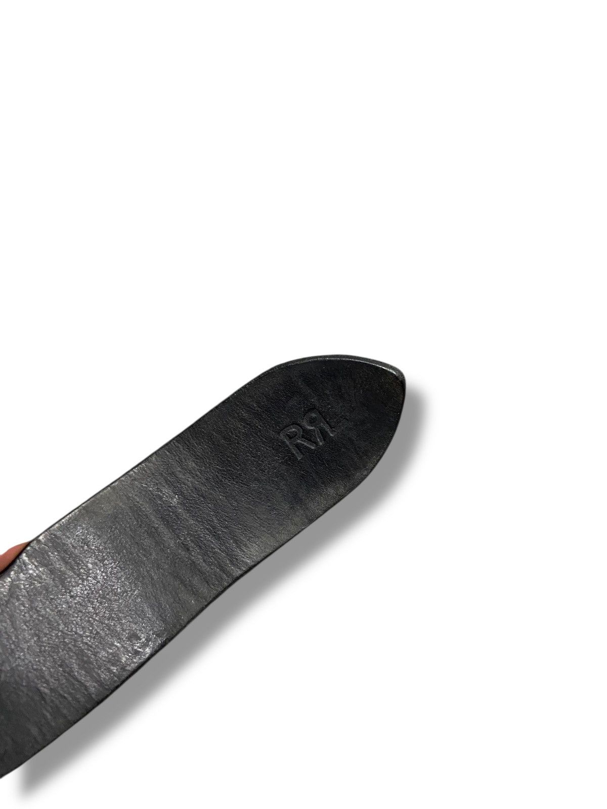 Japanese Brand RR Brand Casual Leather Belt (142) Size 46 - 4 Thumbnail