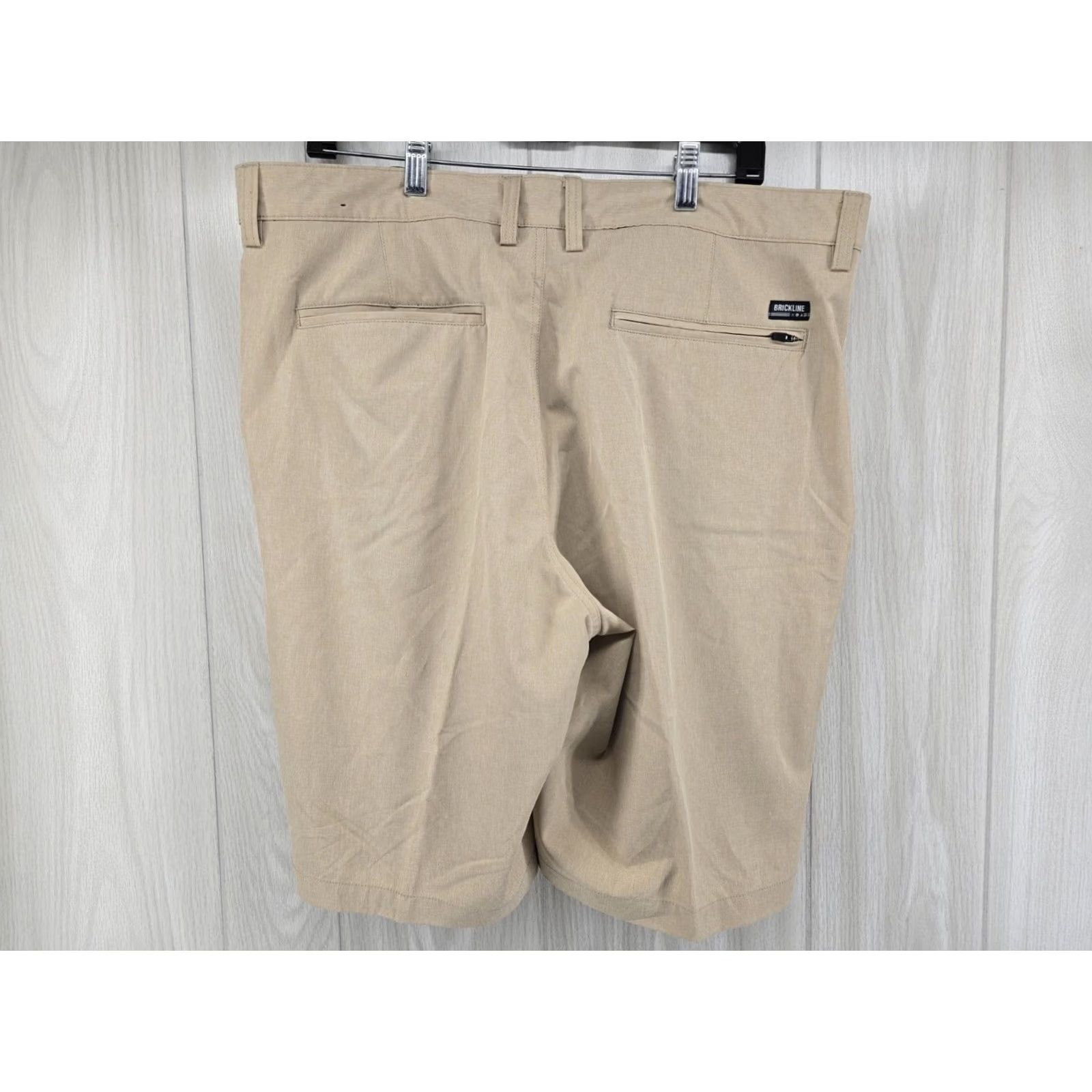 Vintage VINTAGE Brickline Men's Khaki Performance Shorts Regular Fit Size 38 Size US 38 / EU 54 - 2 Thumbnail