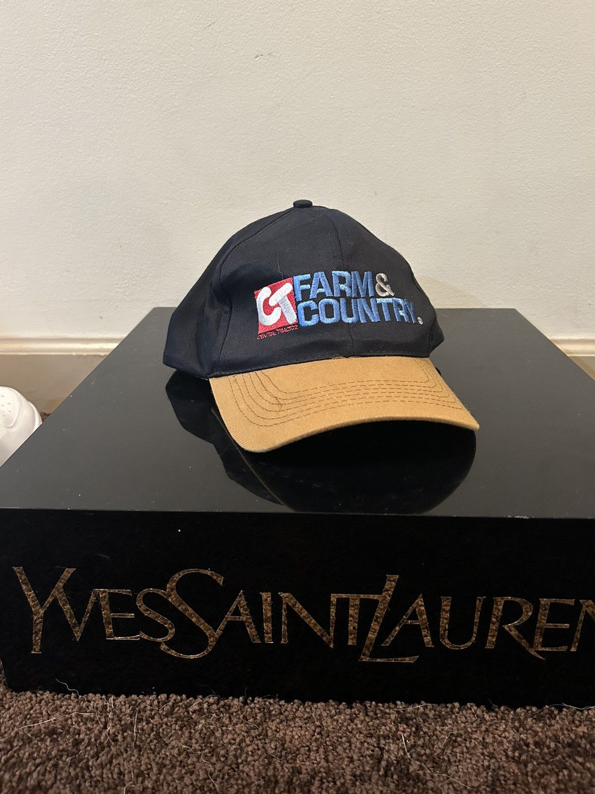 Vintage Central Farms and Country Trucker Hat Size ONE SIZE - 2 Thumbnail