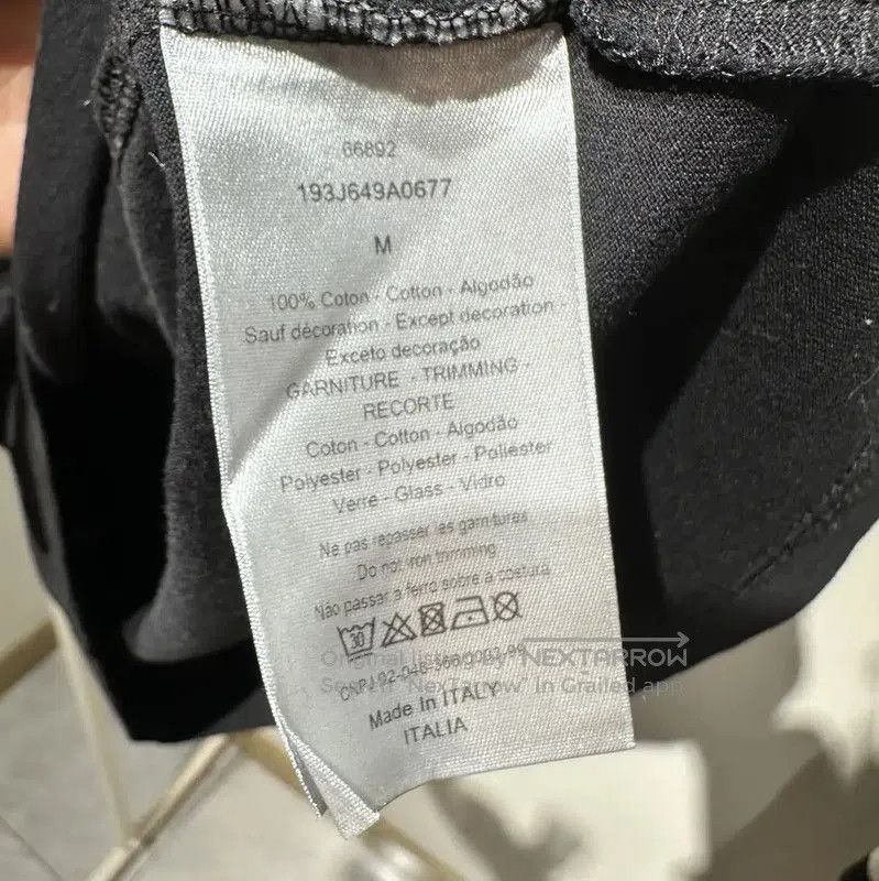 Dior Dior Black Cotton T. Size M / US 6-8 / IT 42-44 - 5 Thumbnail