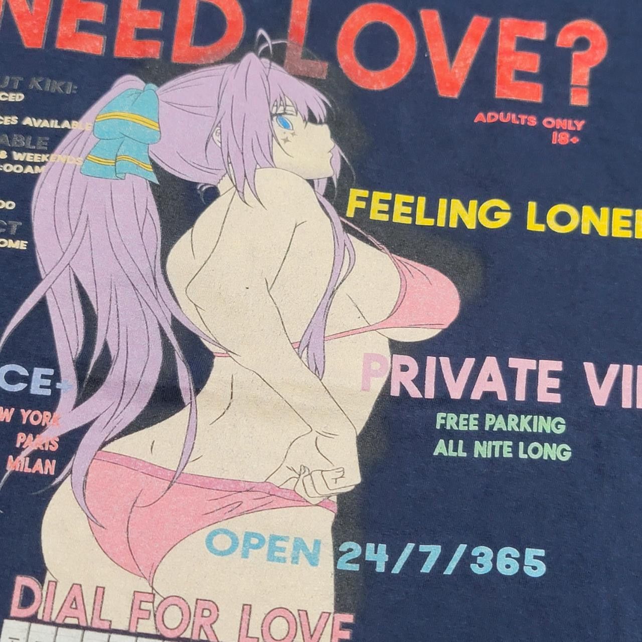 Other need love anime graphic tee Size US M / EU 48-50 / 2 - 2 Thumbnail