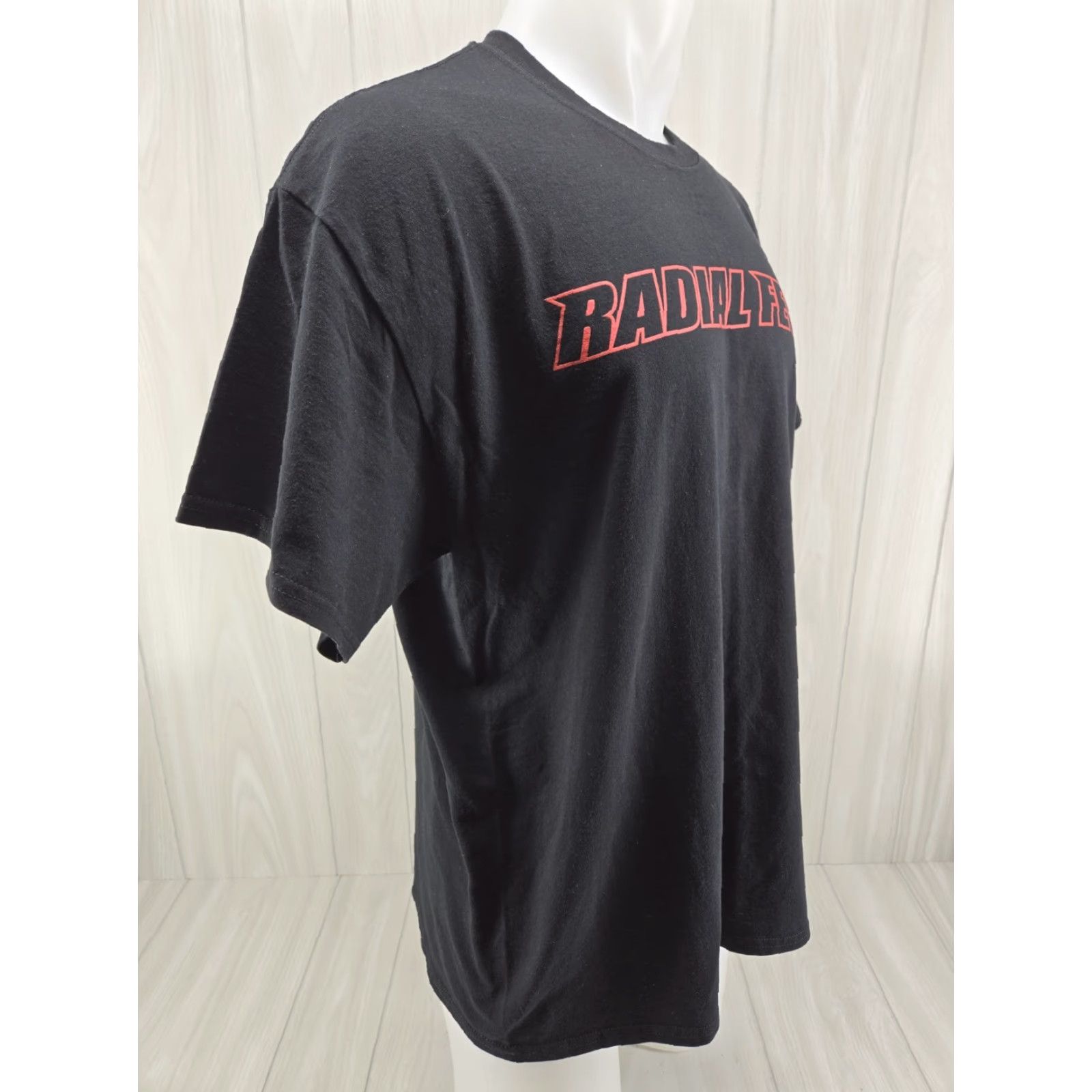 Gildan Radial Fest Huntsville AL Shirt Black Size XL Double Sided Men T-Shirt Short Sleeve Graphic Print Gildan Size US XL / EU 56 / 4 - 6 Thumbnail