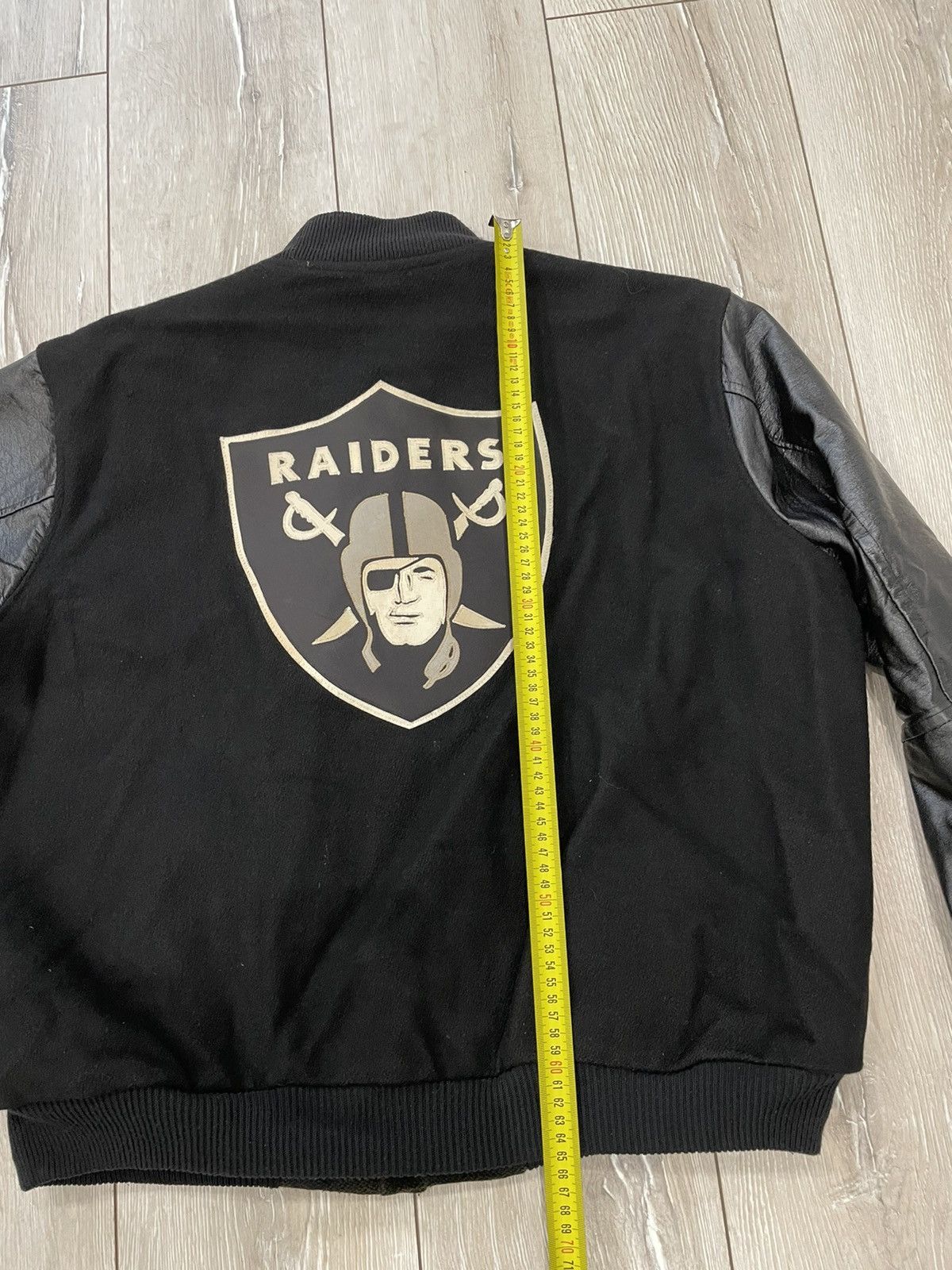 NFL Vintage Oakland Raiders Chalkline Letterman Jacket USA Size US XL / EU 56 / 4 - 16 Thumbnail