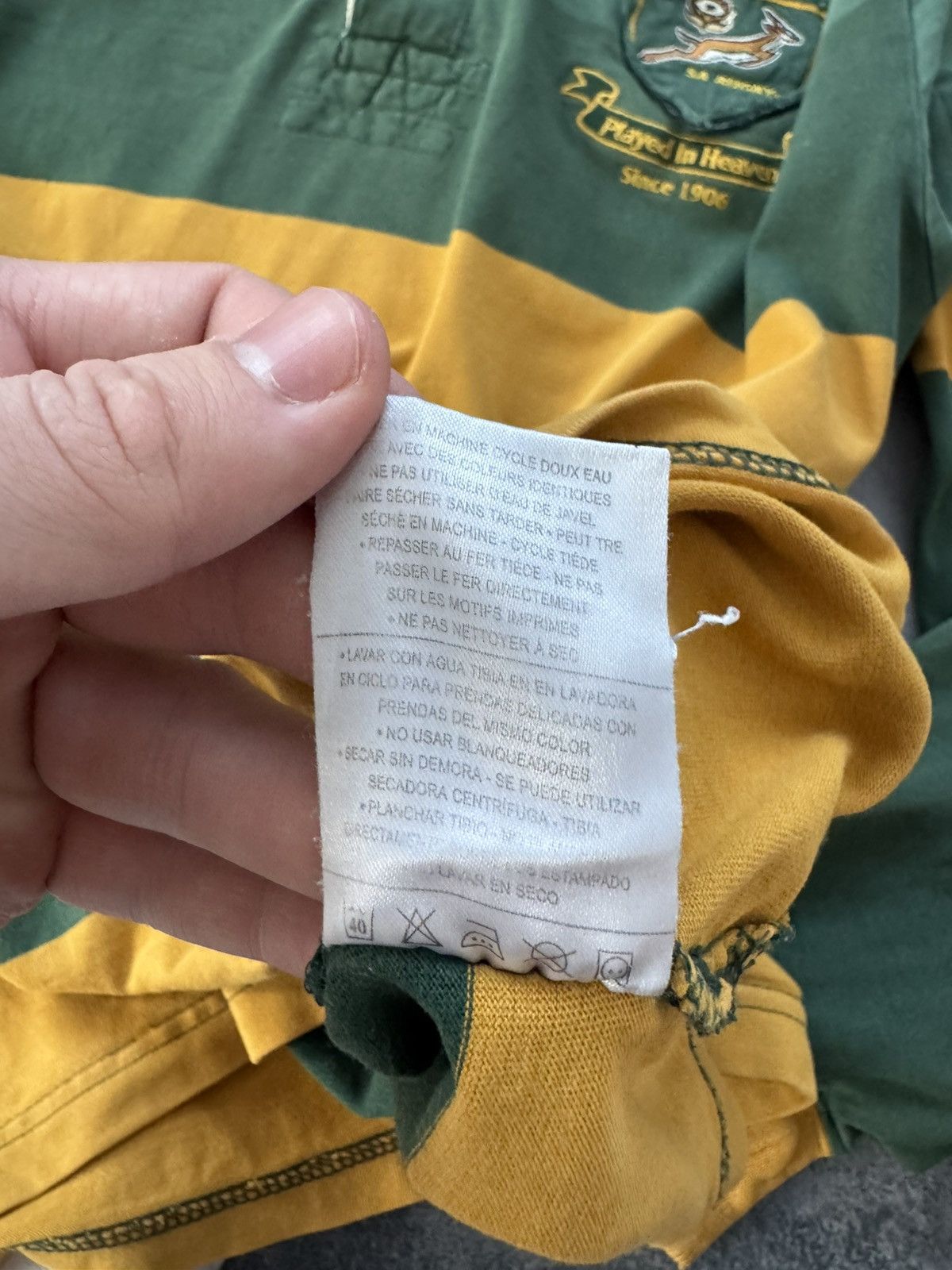 Canterbury of New Zealand Vintage Canterbury Of New Zealand South Africa Polo Rugby Size US L / EU 52-54 / 3 - 17 Thumbnail
