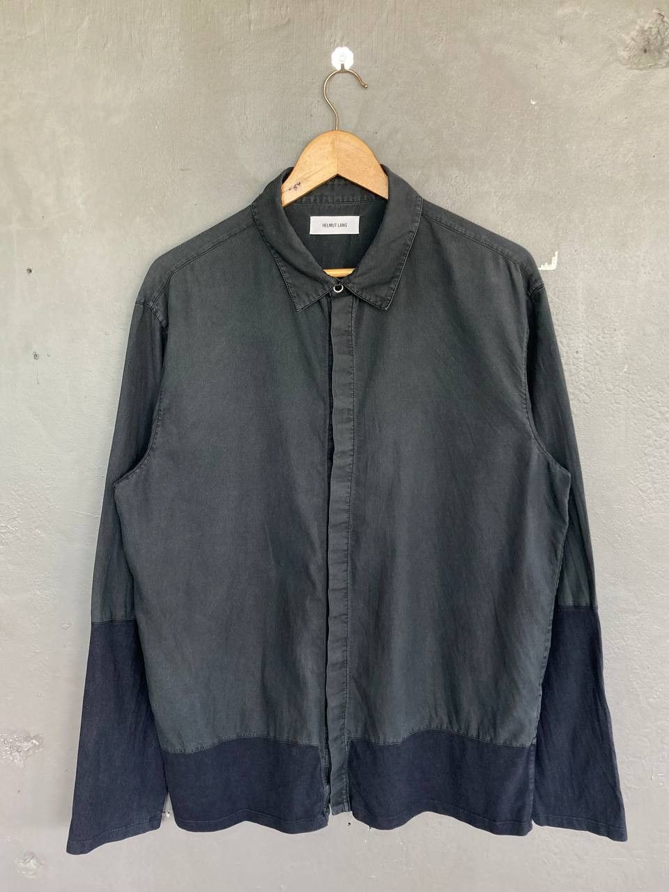 Helmut Lang Helmut Lang Black on Black Shirt Size US L / EU 52-54 / 3 - 1 Thumbnail