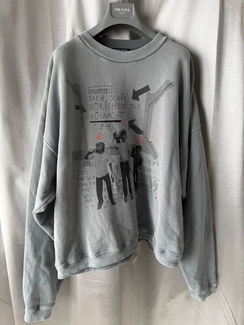 Enfants Riches Deprimes Enfants Riches Deprimes 24ss Haze Blue Arrow Kids long slee Size US L / EU 52-54 / 3 - 1 Thumbnail
