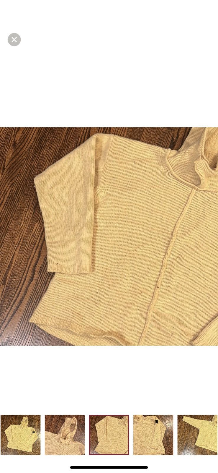 Designer × Stone Island × Streetwear STONE Island Wool Hoodie Made in Italy Size US M / EU 48-50 / 2 - 3 Thumbnail