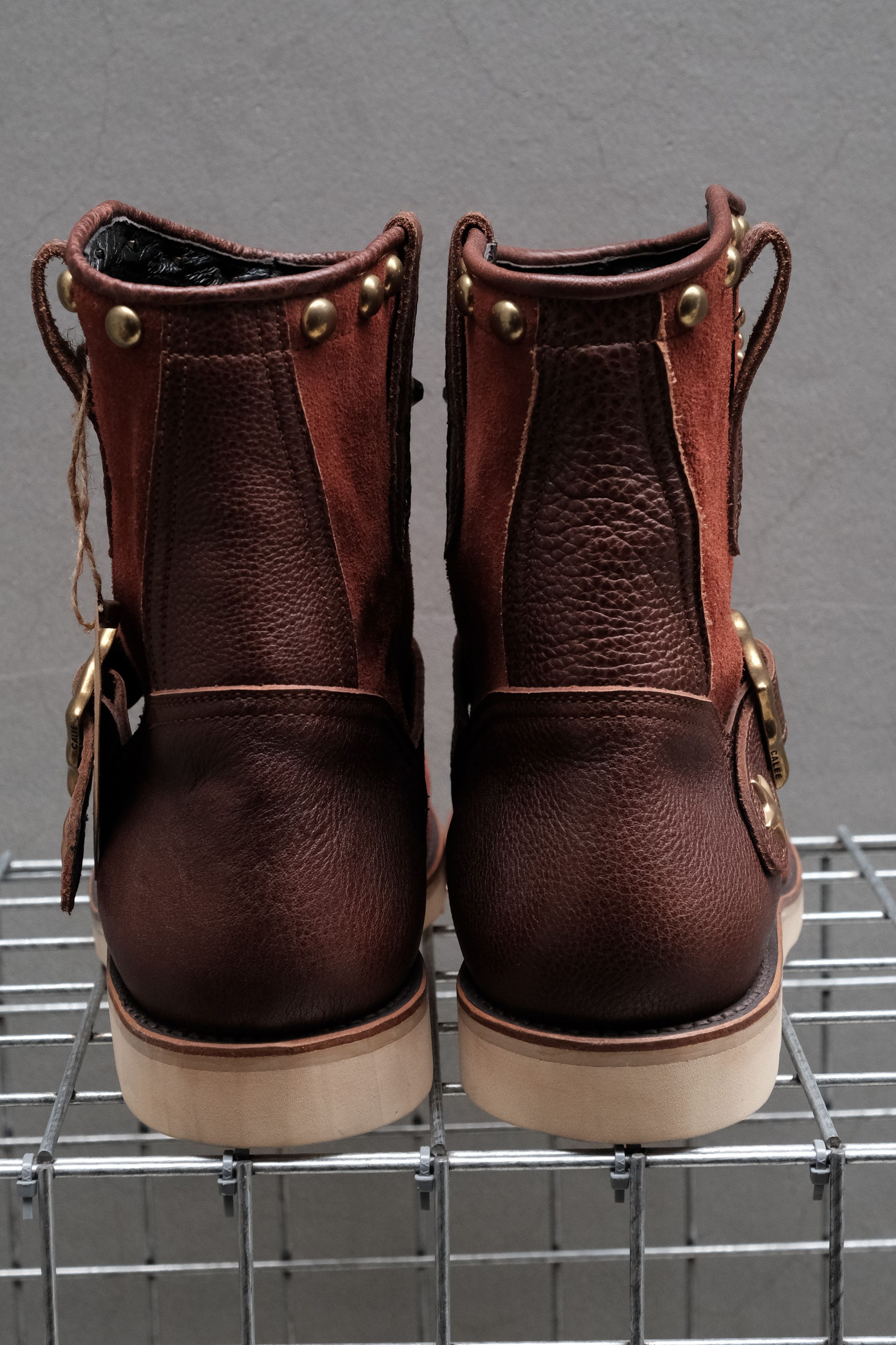 Other CALEE Studded Suede Leather Engineer Boots Size US 10 / EU 43 - 3 Thumbnail