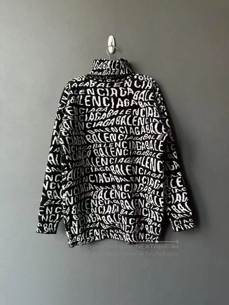 Balenciaga Balenciaga High Neck Logo Sweater. Size US XS / EU 42 / 0 - 2 Thumbnail