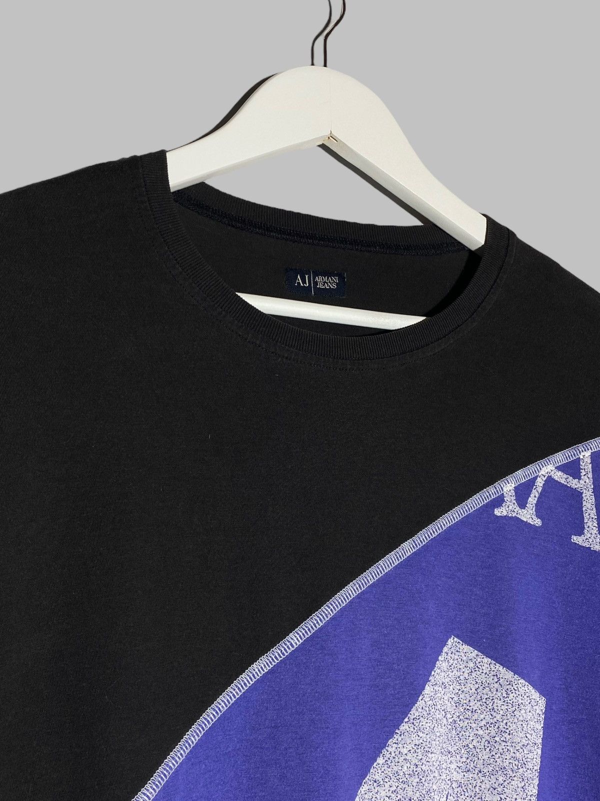 Armani 🔥 Y2K ARMANI JEANS LOGO LONGSLEEVE FUTURE-FORWARD CLUB VIBES Size US XL / EU 56 / 4 - 6 Thumbnail