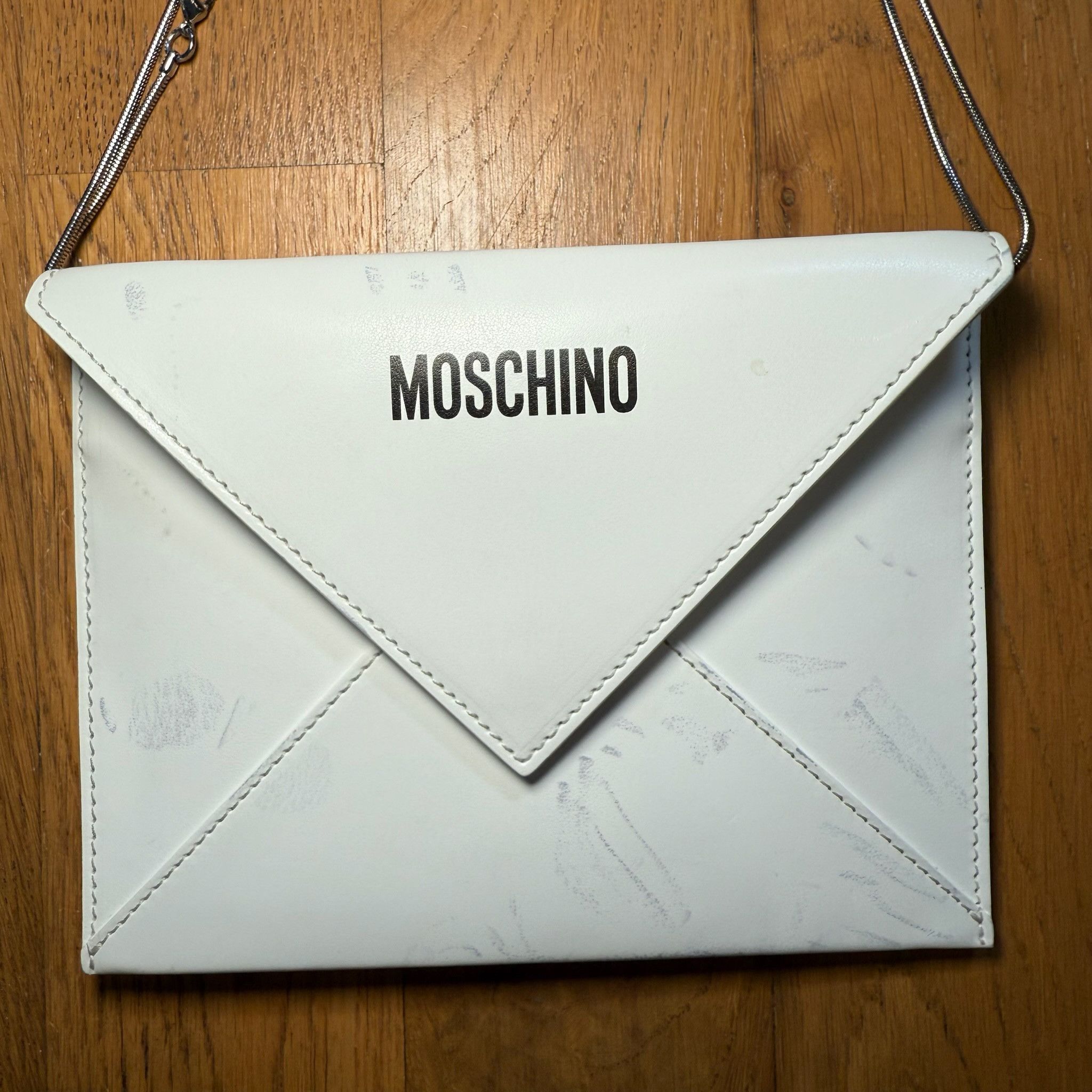 Jeremy Scott × Moschino Moschino I Love You Clutch Size ONE SIZE - 5 Thumbnail