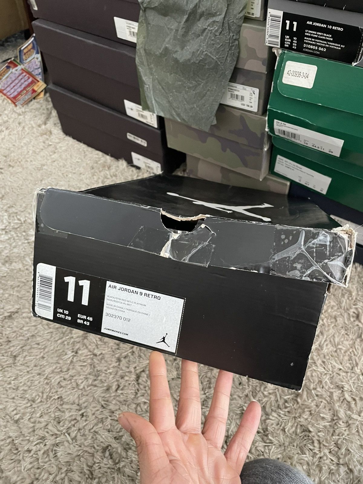 Jordan Brand Jordan 9 Kilroy Size US 11 / EU 44 - 13 Thumbnail