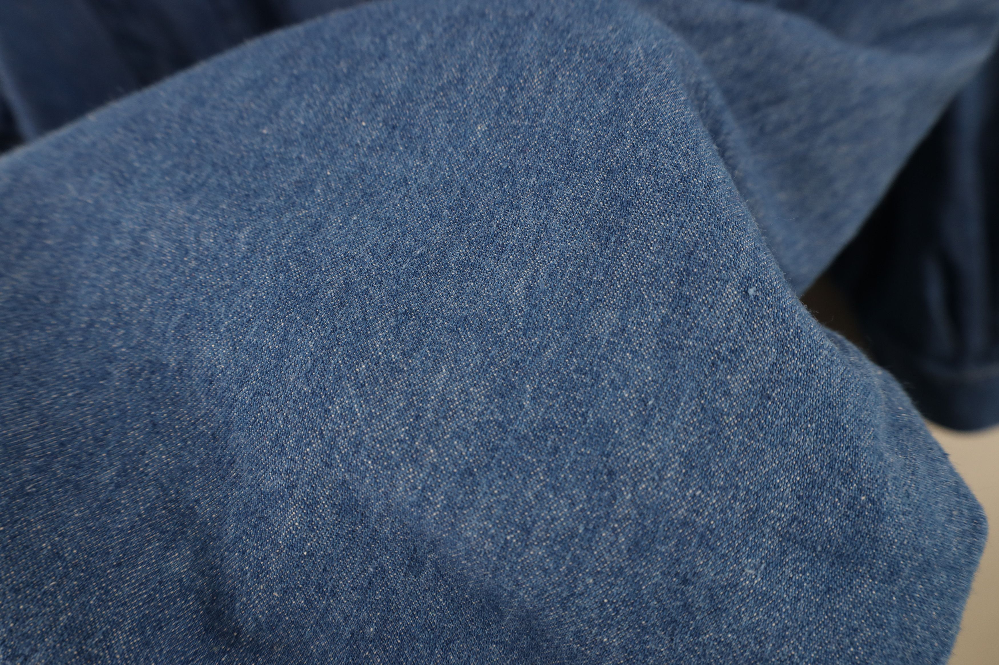 Vintage Vintage 90s Streetwear Denim Jean Band Collar Button Shirt Size 4XL / US 24-26 - 7 Thumbnail