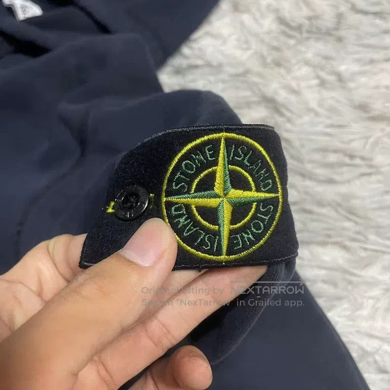 Stone Island Stone Island Hooded Sweatshirt Hoodie Deep Blue XL Size Size US XL / EU 56 / 4 - 3 Thumbnail