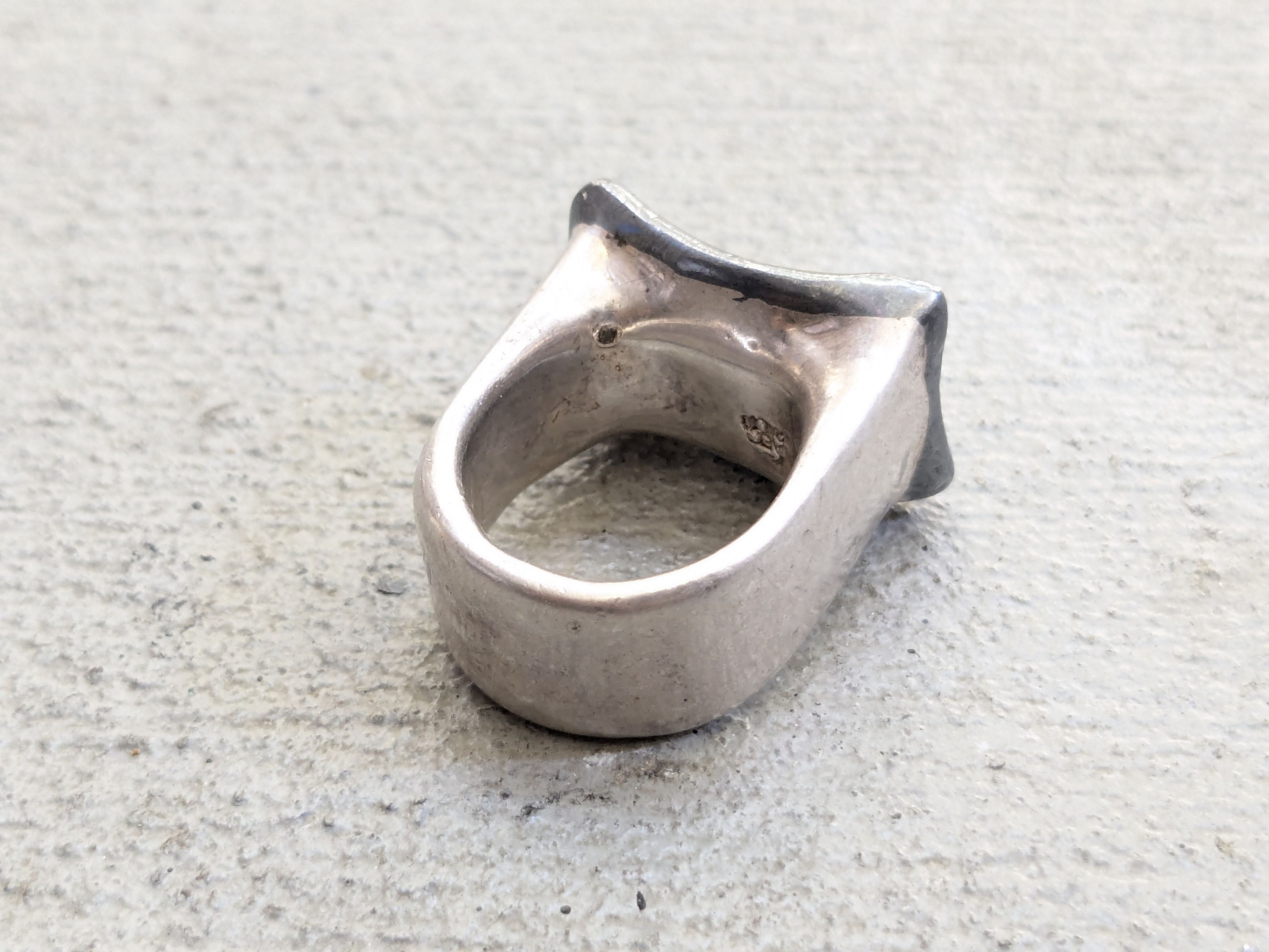 Jewelry × Sterling Silver Vintage Sterling Silver Ring 9 Electroform Hollow Puffy Size ONE SIZE - 7 Thumbnail