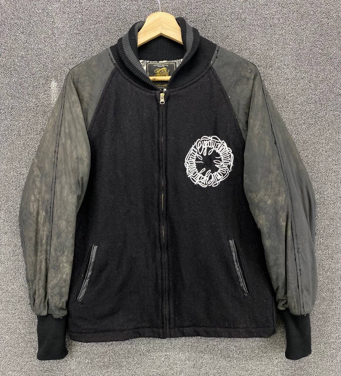 Japanese Brand Vintage Eyecandy Paisley Inspired Wacko Maria Varsity Jacket Size US L / EU 52-54 / 3 - 11 Thumbnail