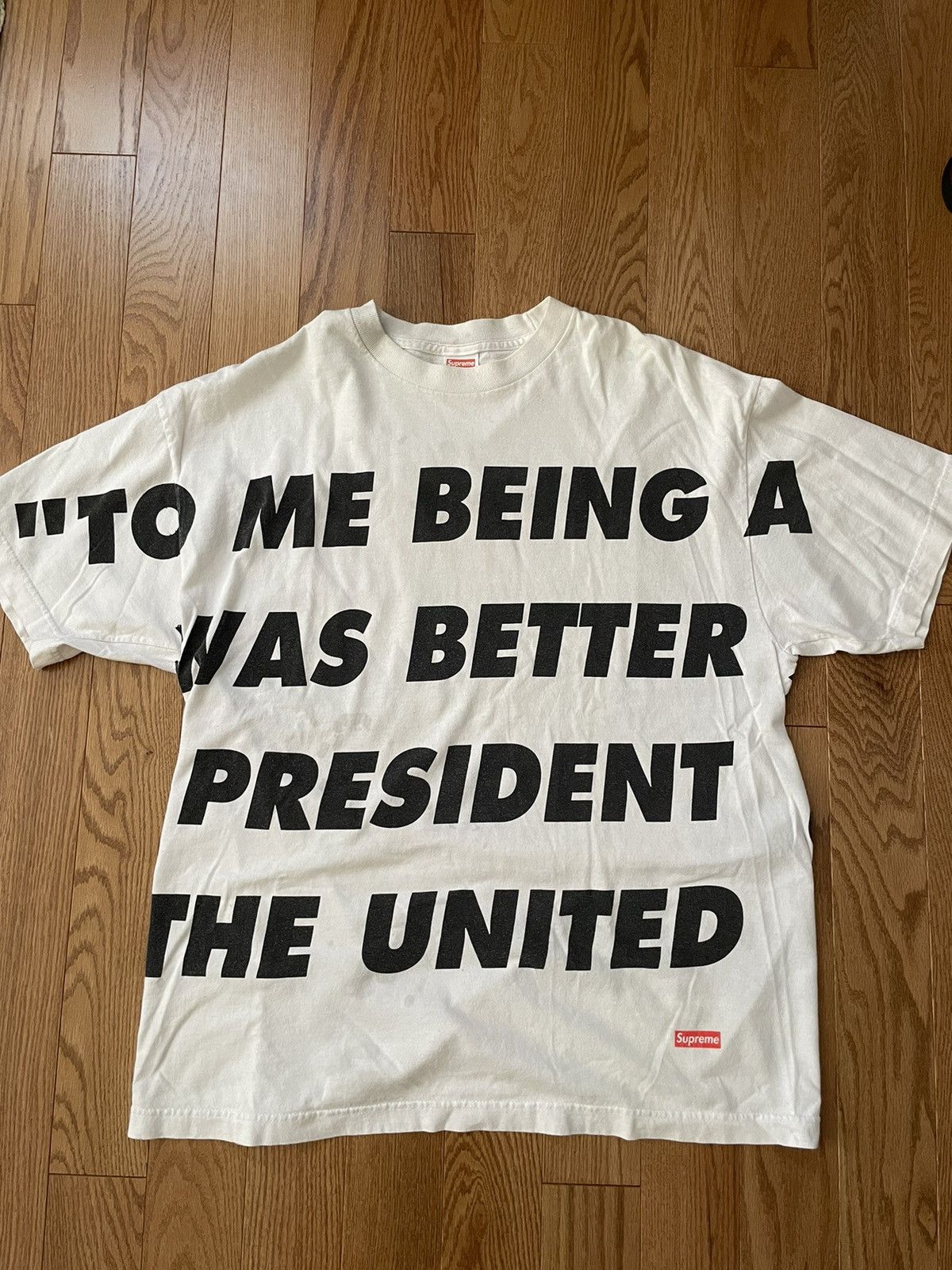 Supreme Supreme 2007 Goodfellas Gangster President Tee Grailed