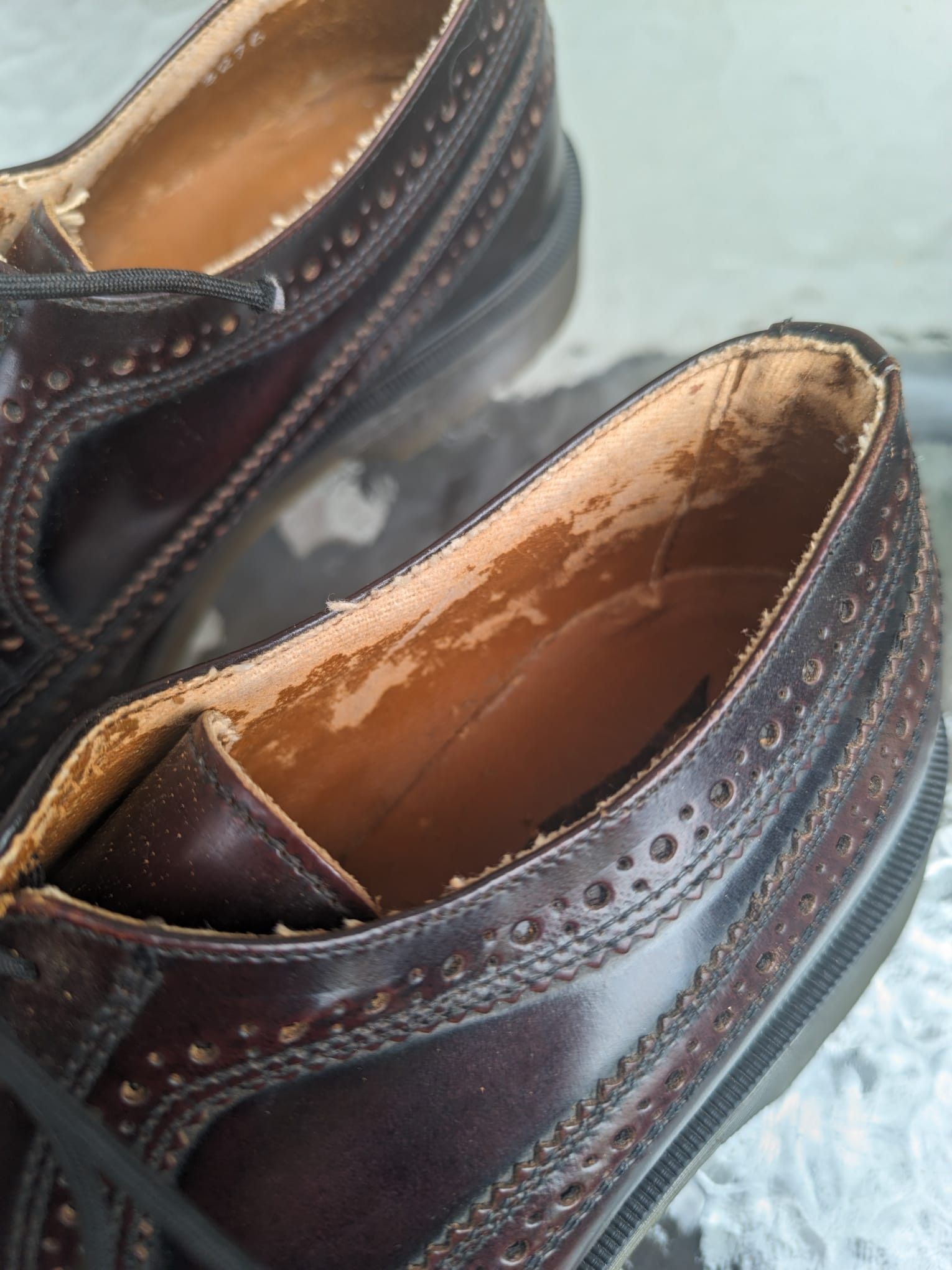Leather × Seditionaries × Vintage chunky vintage brogue oxford leather shoes erd style Size US 7 / EU 40 - 9 Thumbnail