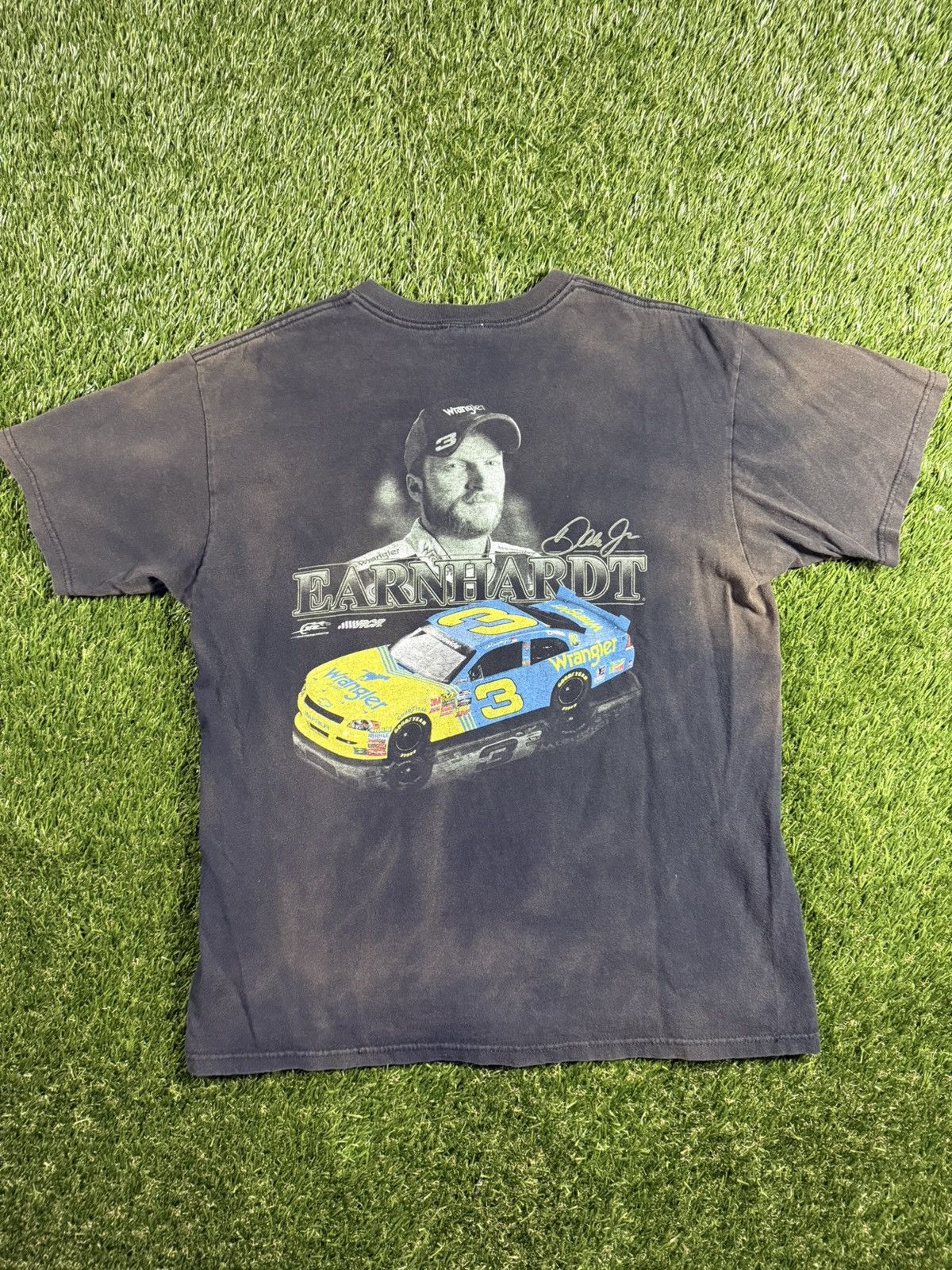 NASCAR Vintage Y2k Dale Earnhardt & Jr Faded Racing NASCAR Hype Tee Size US L / EU 52-54 / 3 - 4 Thumbnail