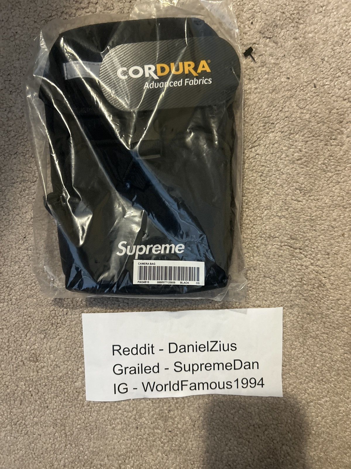 Supreme Supreme Camera Bag 'Black' Size ONE SIZE - 3 Thumbnail