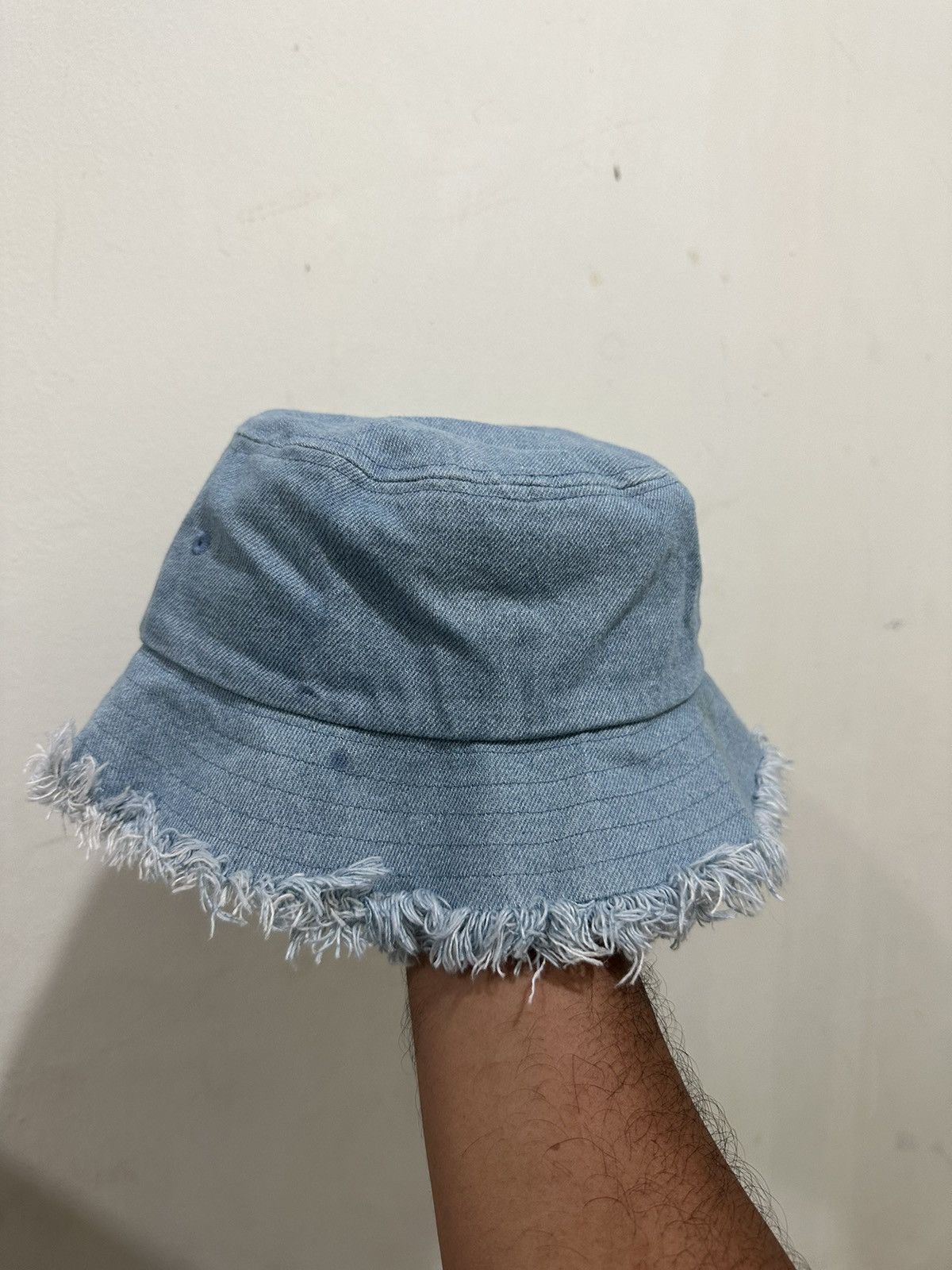 Other Distress JAWS Denim Bucket Hat Size ONE SIZE - 4 Thumbnail