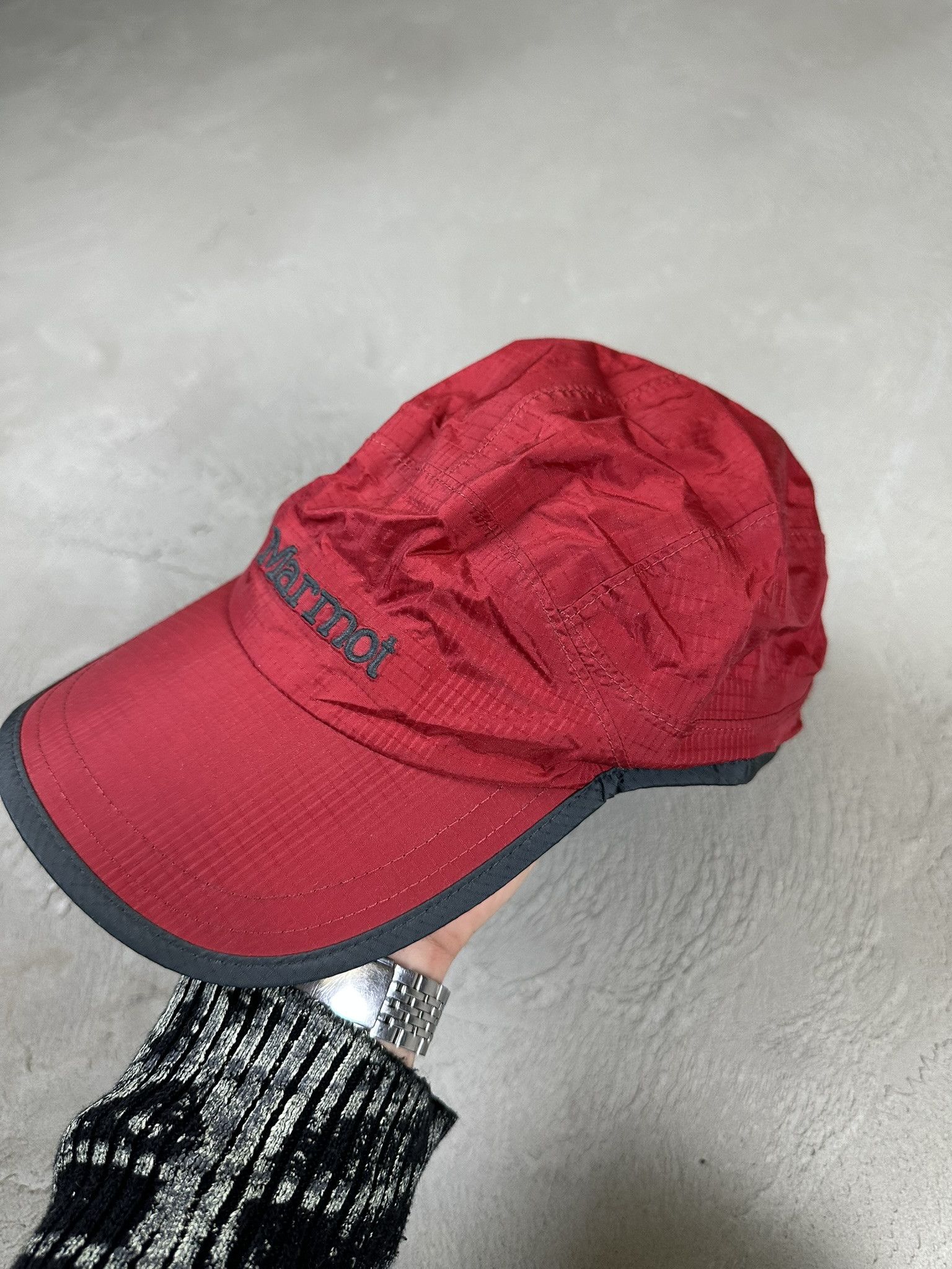 Marmot 90s Vintage Marmot Nylon Cap Hat Size ONE SIZE - 4 Thumbnail