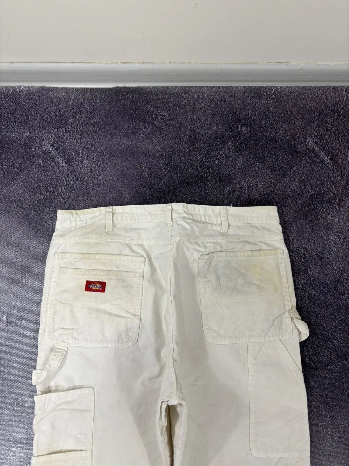 Dickies × Vintage Vintage Dickies Y2K Hype White Work Carpenter Baggy Pants Size US 38 / EU 54 - 7 Thumbnail