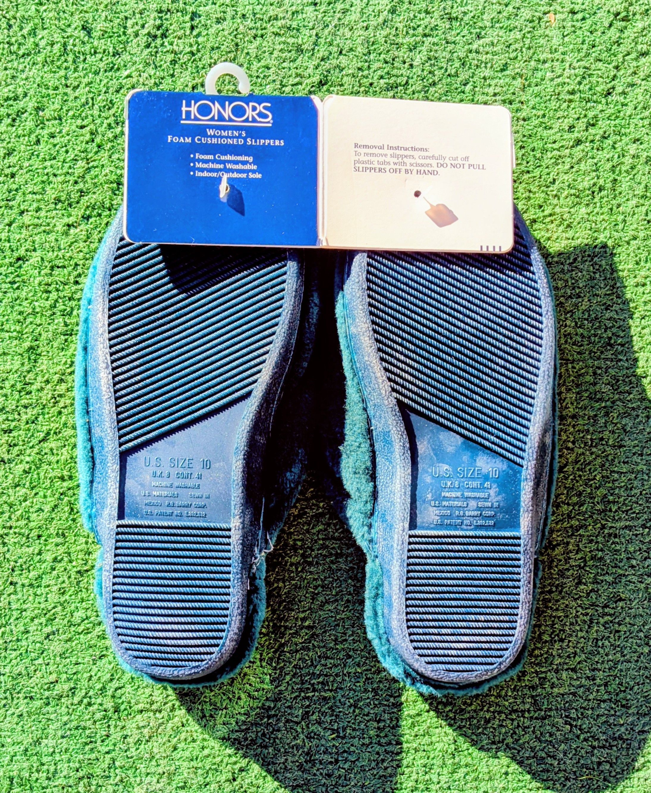 Other Honors Women's XL Evergreen Foam Cushion In/Outdoor Slipper Size US 10 / IT 40 - 2 Thumbnail