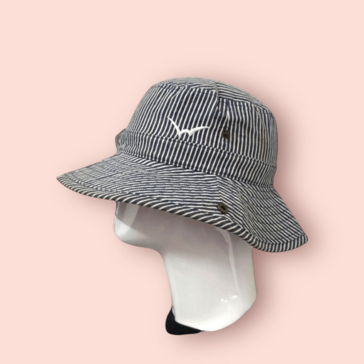 Edwin × Vintage VINTAGE EDWIN HICKORY STRIPES BUCKET HAT Size ONE SIZE - 2 Thumbnail