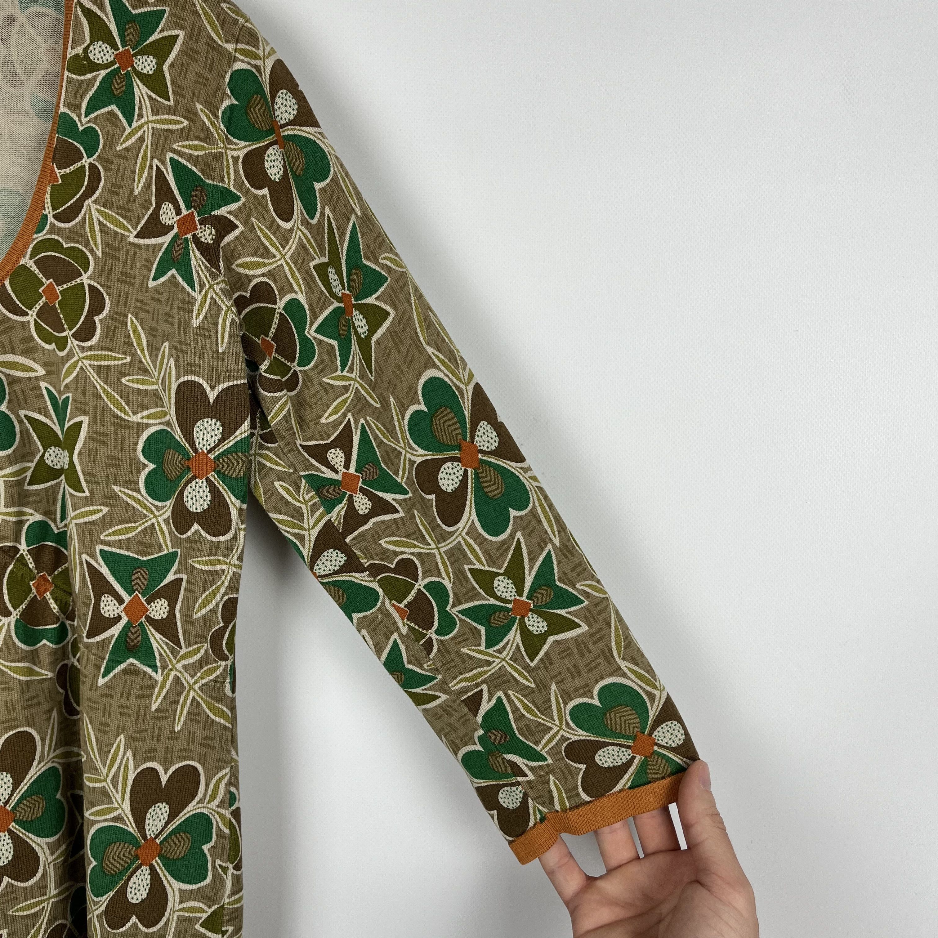 Gudrun Sjoden Ladies Gudrun Sjoden Floral Organic Cotton Tunic Dress Size M / US 6-8 / IT 42-44 - 10 Thumbnail