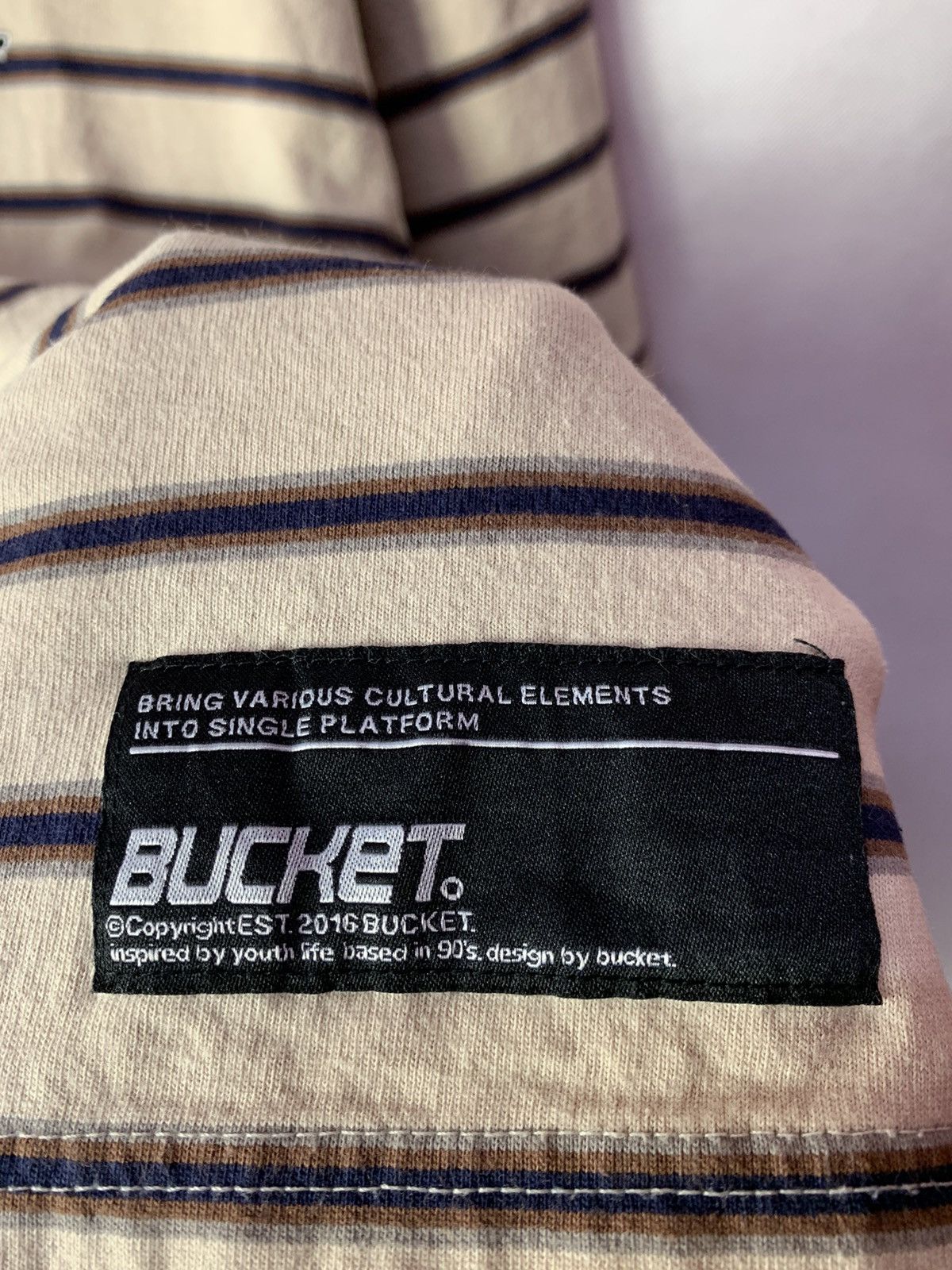 Other 🔥 Bucket Streetwear Skate Stripes Tee Size US M / EU 48-50 / 2 - 6 Thumbnail
