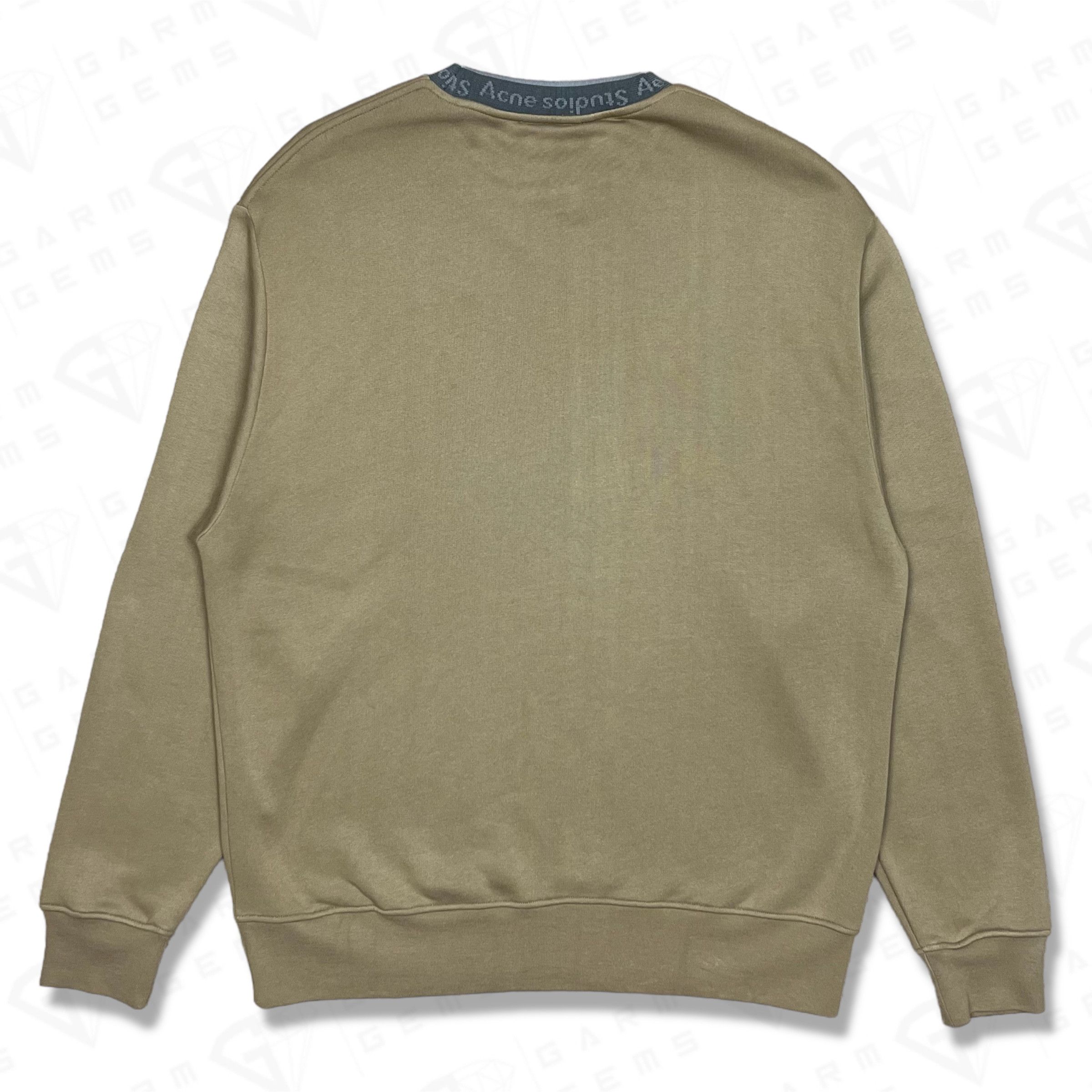 Acne Studios Acne Studios Oversized Logo Rib Sweatshirt Size US M / EU 48-50 / 2 - 2 Thumbnail