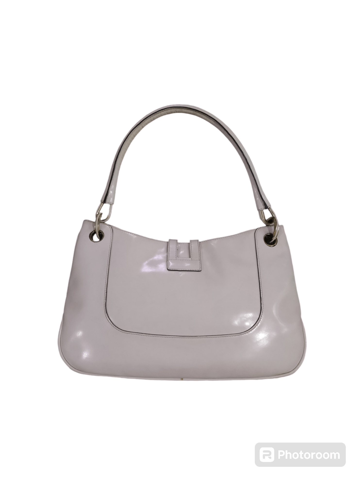 Gucci Gucci white patent jackie leather handbag Size ONE SIZE - 4 Thumbnail