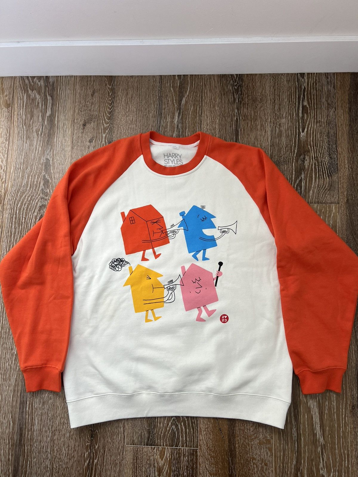 Band Tees Harry styles 4 houses tour sweater Size US L / EU 52-54 / 3 - 1 Thumbnail