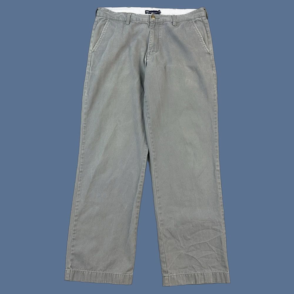 Vintage Southern Marsh Pants Mens 32x32 Gray Flat Front Chino Preppy Casual Stripeless Style Regular Fit Mens Pants Size US 32 / EU 48 - 1 Thumbnail