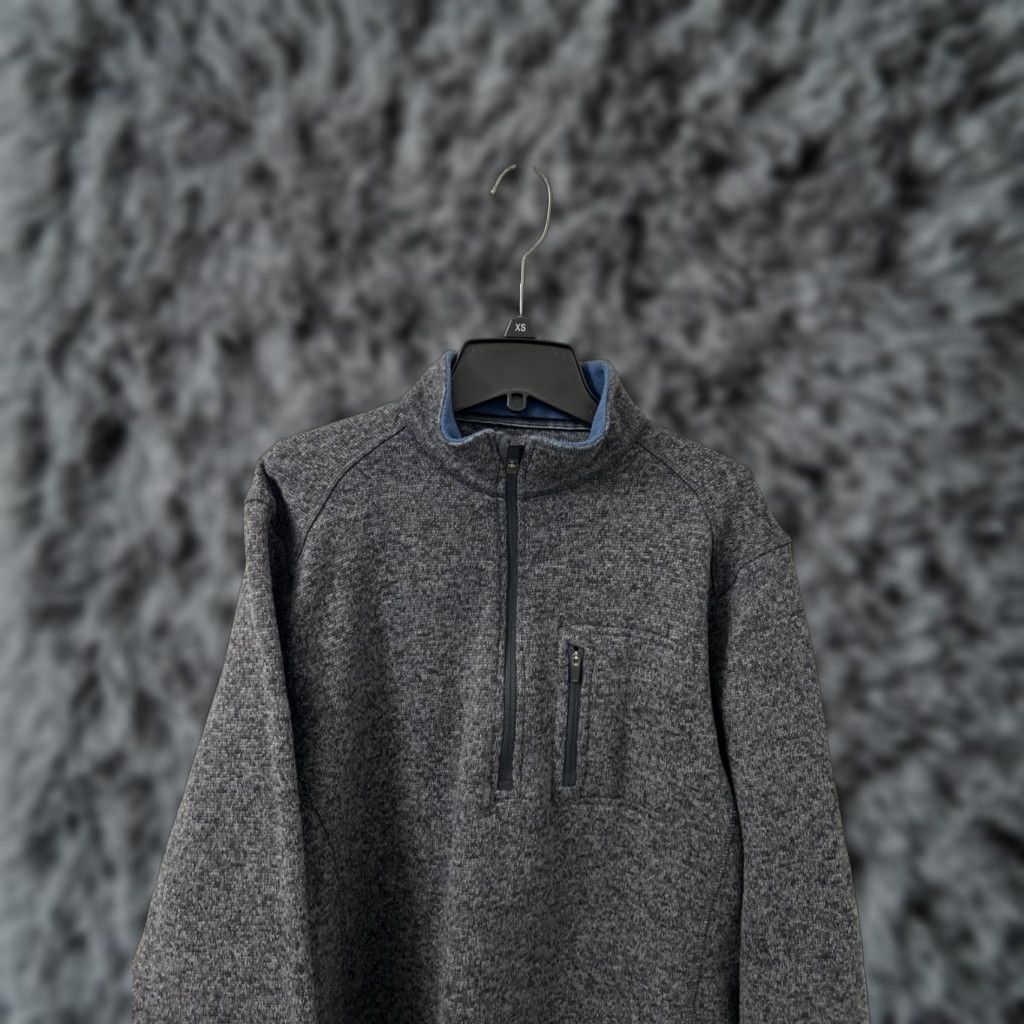 Vintage Woolrich Sweater 1/4 Zip Mens Medium Gray Pullover Long Sleeve Mock Neck Fleece Pocket Size US M / EU 48-50 / 2 - 1 Thumbnail