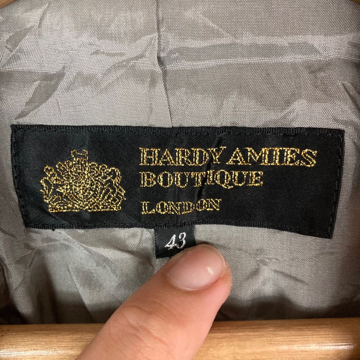 Hardy Amies Vintage Hardy Amies Boutique London Flat Button Coat Blazer Size US M / EU 48-50 / 2 - 5 Thumbnail