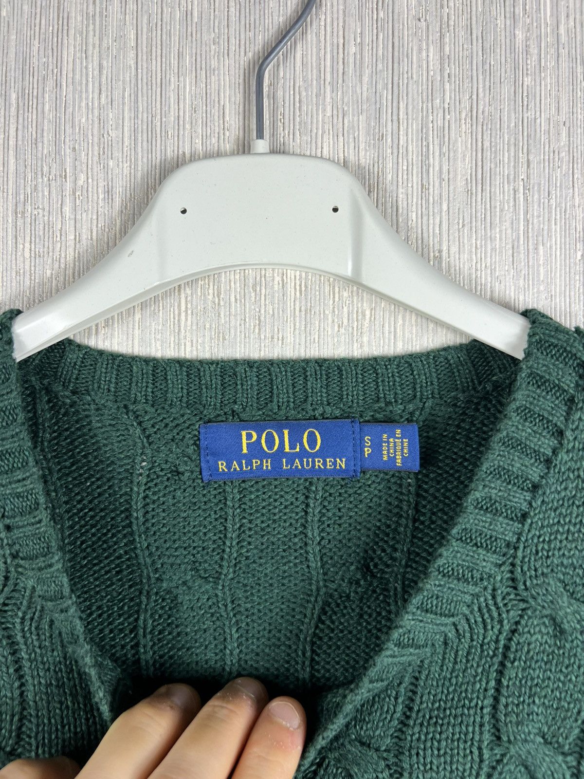 Polo Ralph Lauren Polo Ralph Lauren cable knit cotton old money sweater braid Size US S / EU 44-46 / 1 - 15 Thumbnail