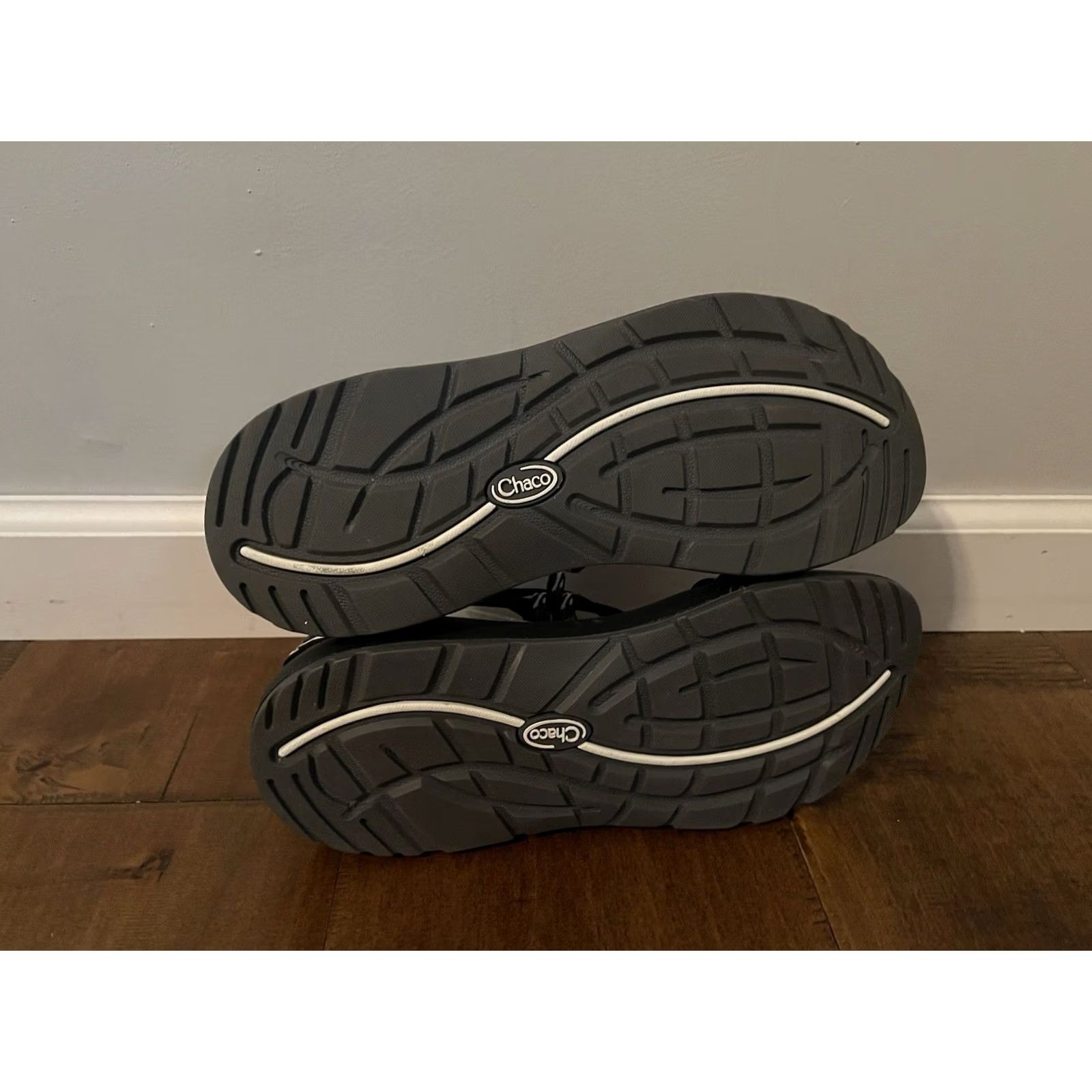 Chaco Chaco Sandals Zx/3 Classic Scatter Black White Toe Loop Hiking Women's 10 Size US 10 / IT 40 - 6 Thumbnail