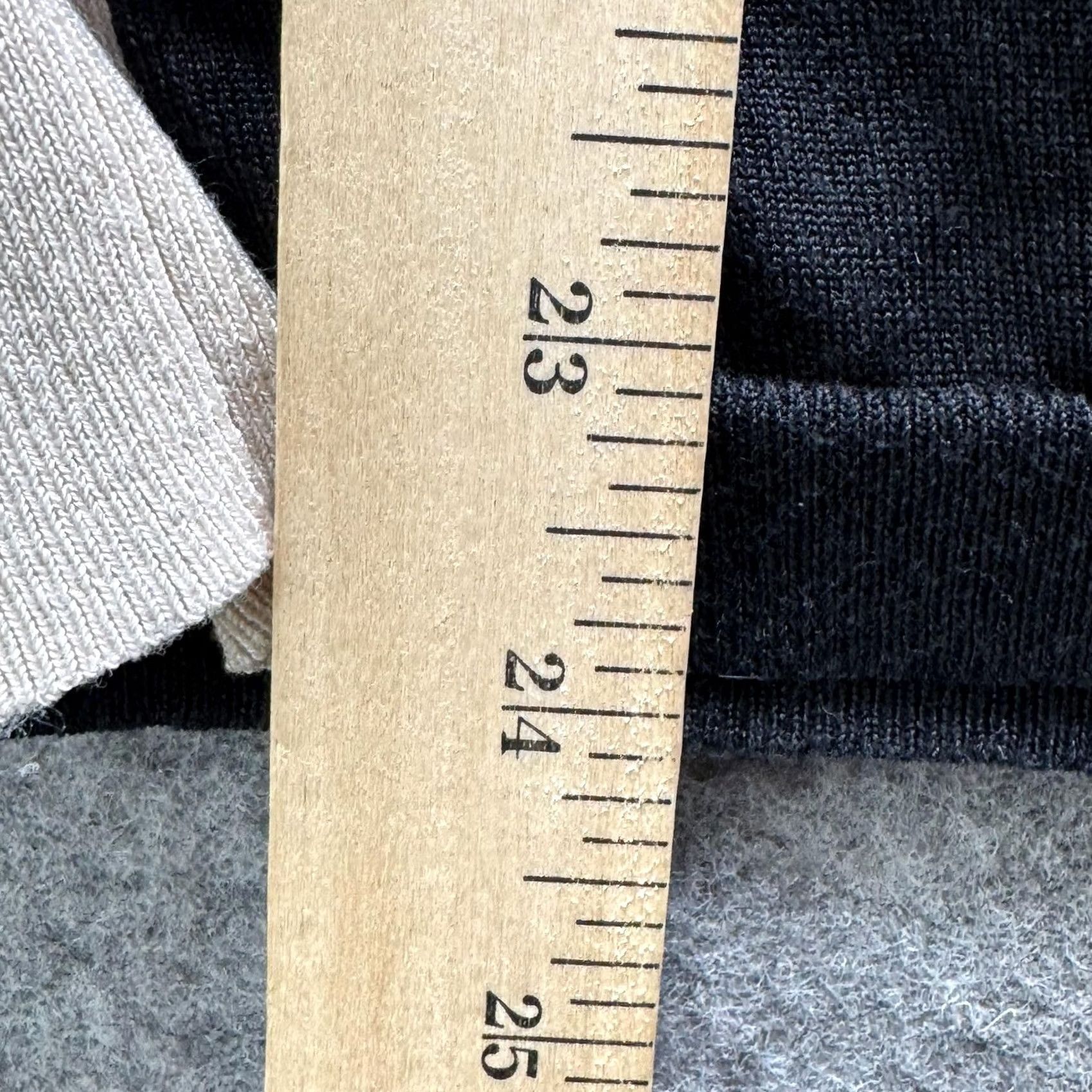 Jil Sander Jil Sander Navy Cardigan Womens M Black Beige Geometric Silk Blend Crew Neck Long Sleeve Button Front Knit Sweater Knitwear Lightweight Regular Size M / US 6-8 / IT 42-44 - 5 Thumbnail