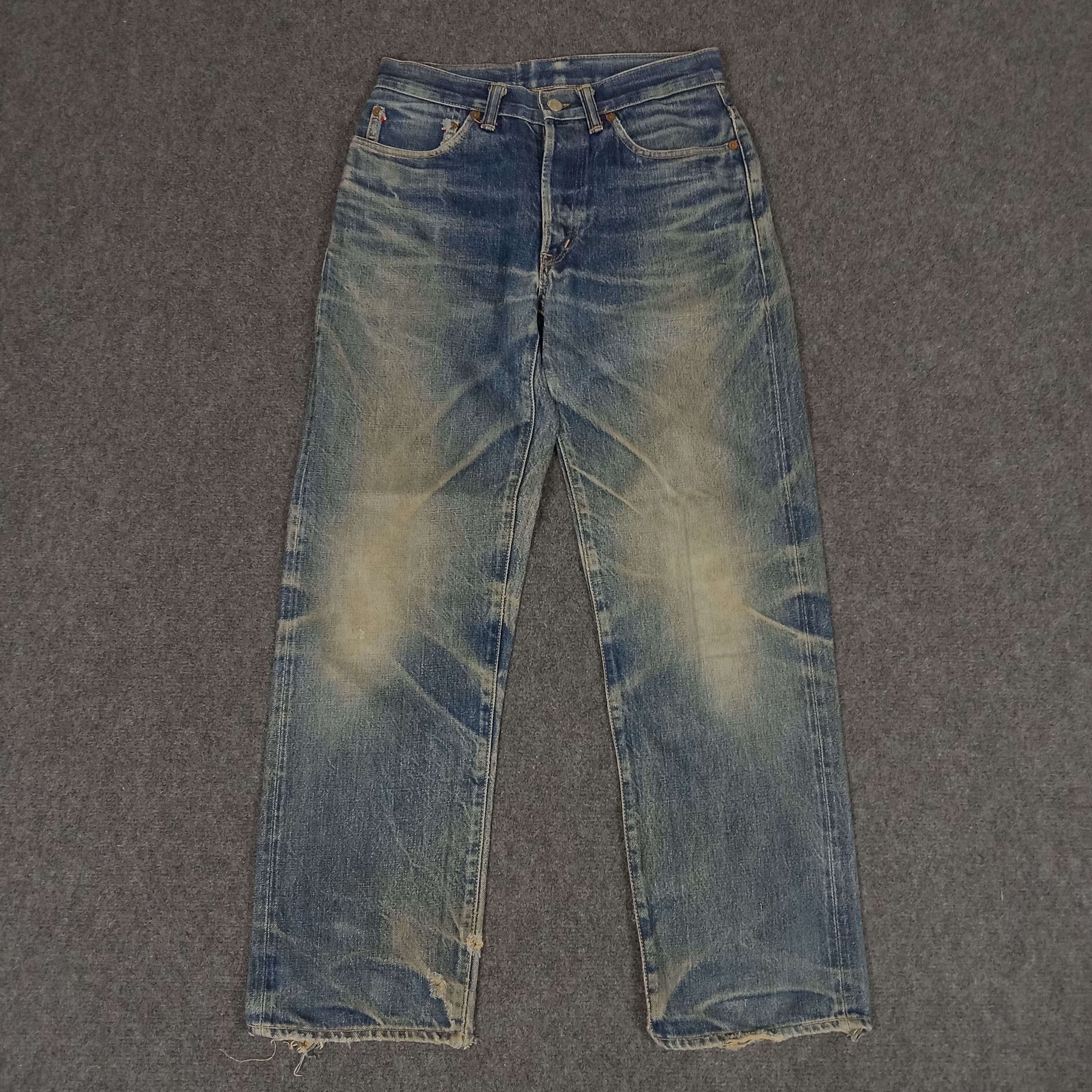 Japanese Brand × Vintage We Never Change Selvedge Fading Style Denim Jeans Size US 28 / EU 44 - 5 Thumbnail