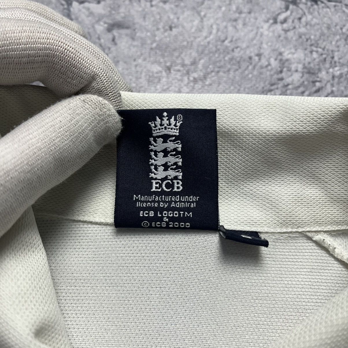 Other Vintage Admiral England Cricket Polo Jersey Vodafone Y2K Size US L / EU 52-54 / 3 - 10 Thumbnail