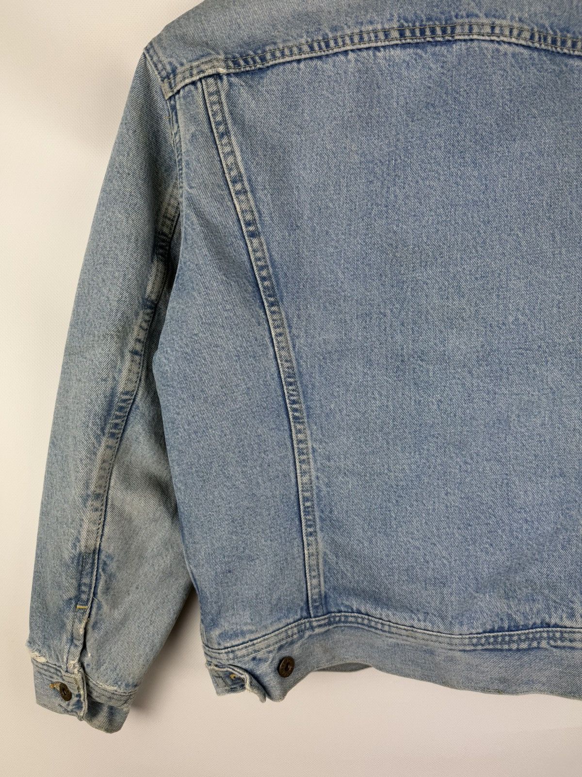 Lee × Vintage Lee Dungarees Vintage Blanket Lined Denim Trucker Jacket Size US M / EU 48-50 / 2 - 19 Thumbnail