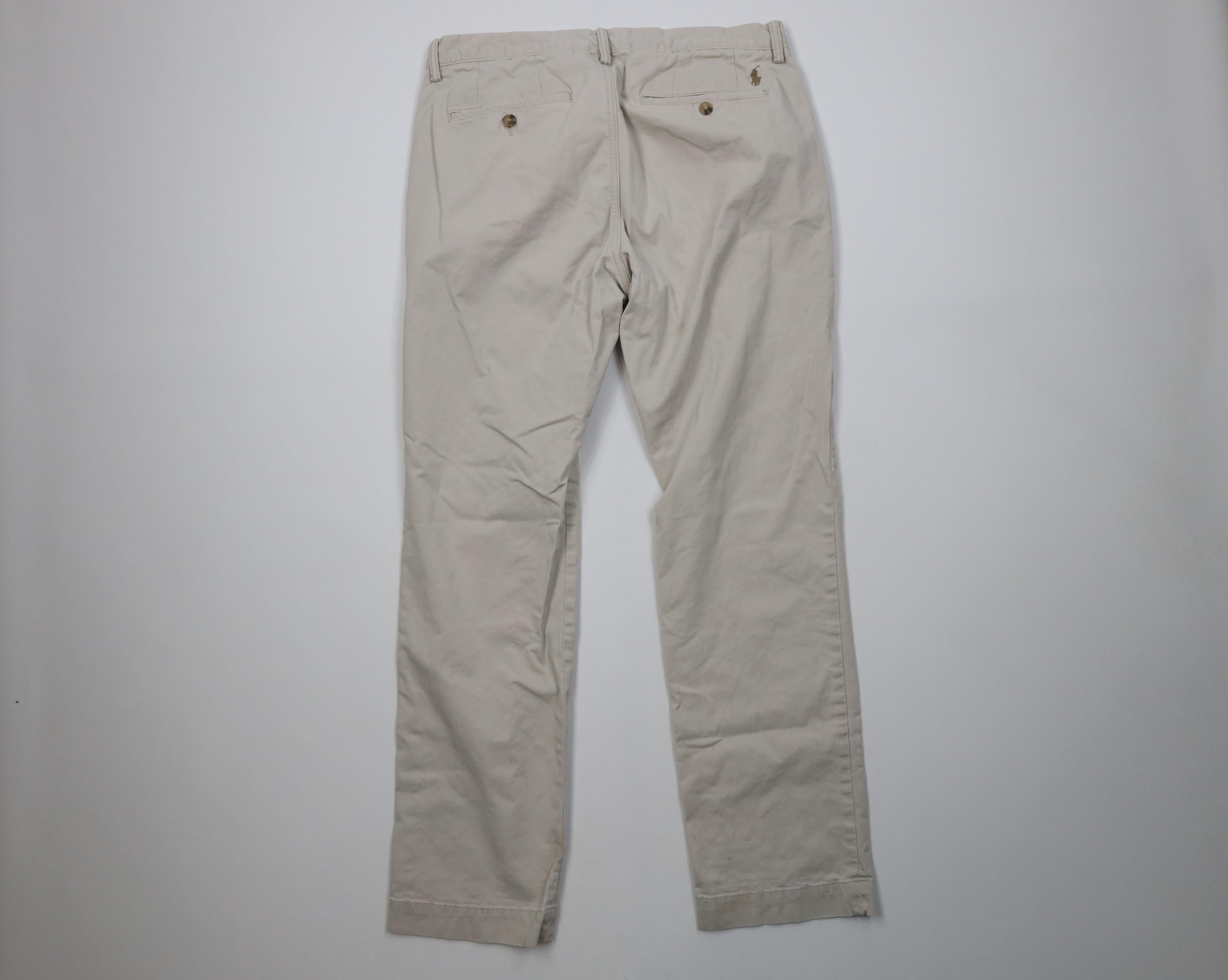 Polo Ralph Lauren Vintage Y2K Ralph Lauren Stretch Cotton Twill Chino Pants Size US 33 - 10 Thumbnail