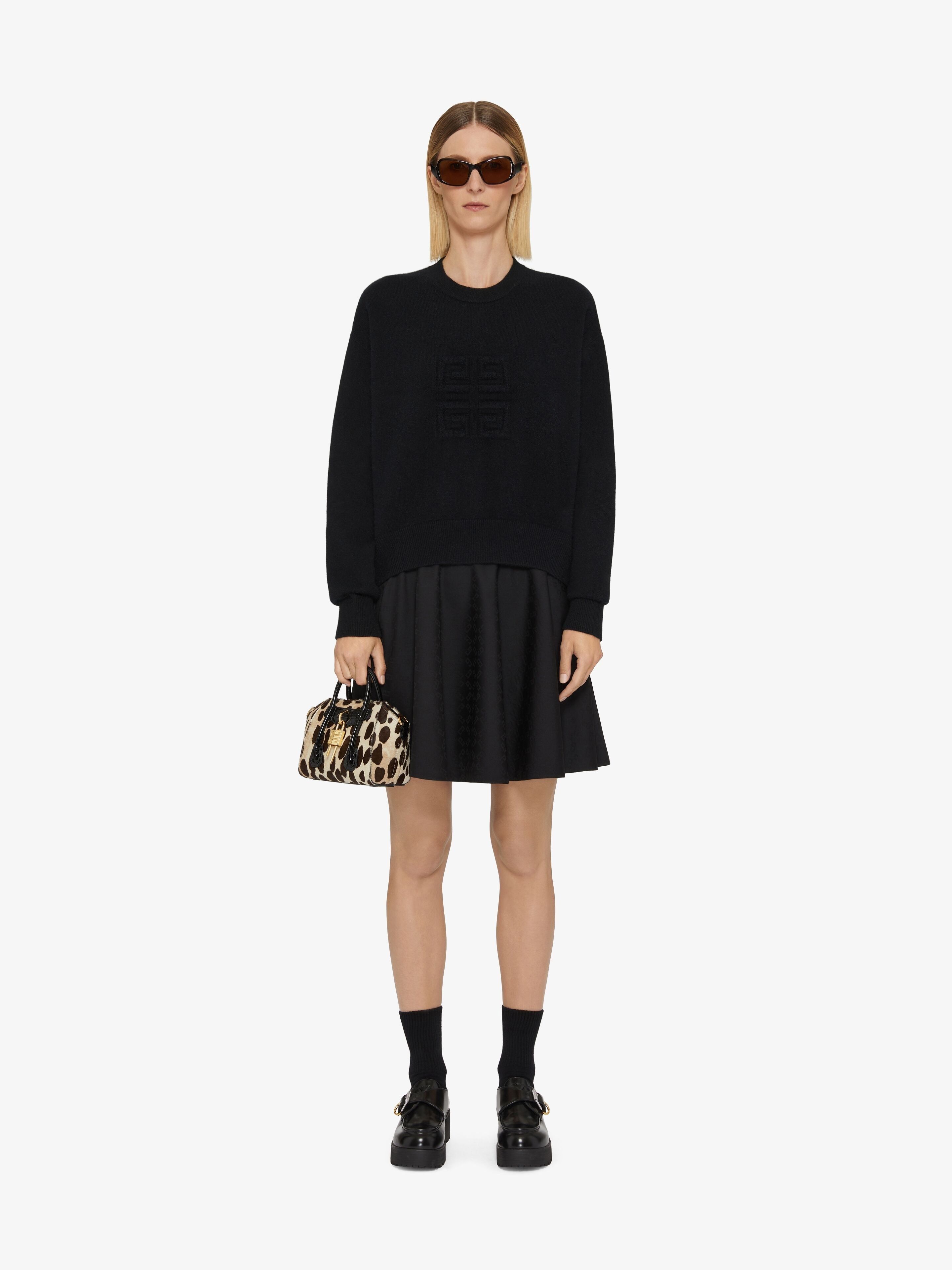 Givenchy o1srvl11e0925 Skirt in Jacquard Monogram in Black Size 28" / US 6 / IT 42 - 2 Thumbnail